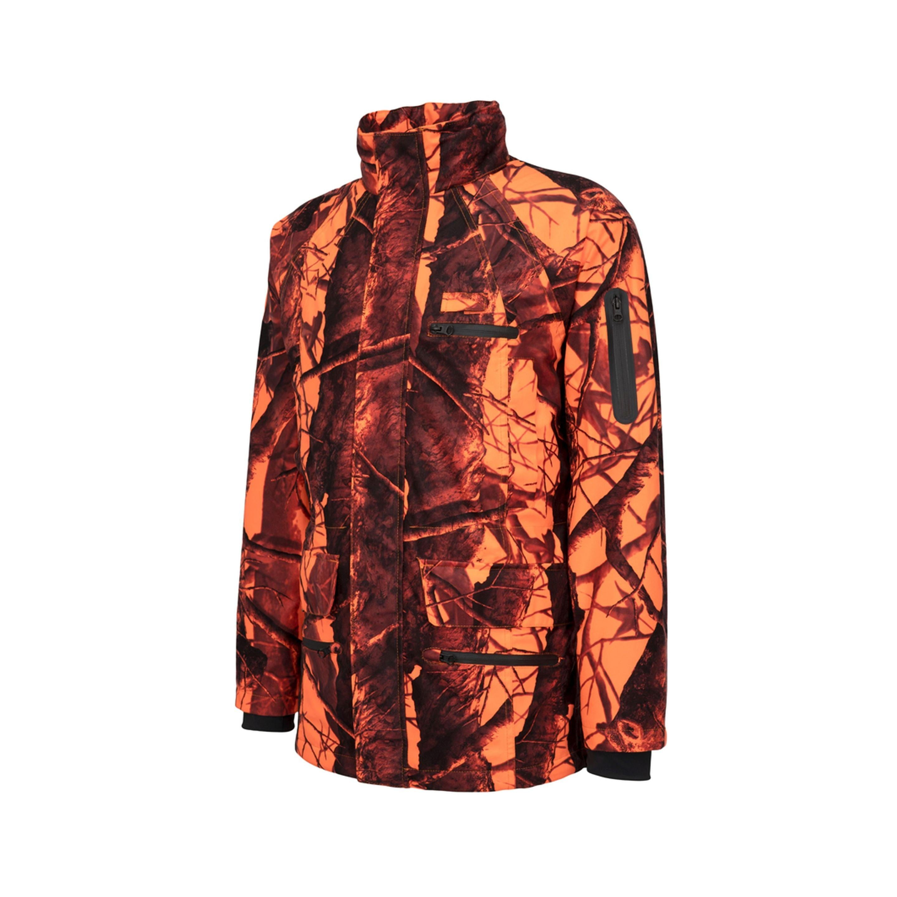 Orange Tarnjacke mit Camouflage-Muster
