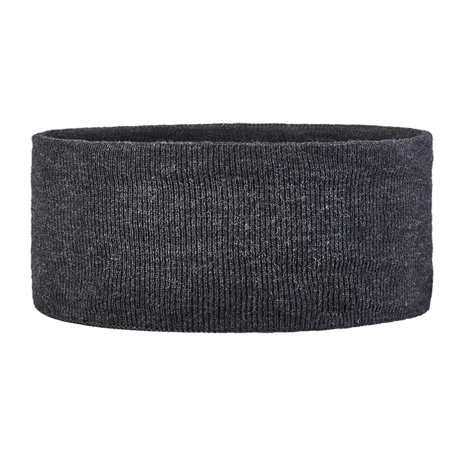 Vorderansicht anthrazitfarbenes Stirnband mit Fleece-Innenband