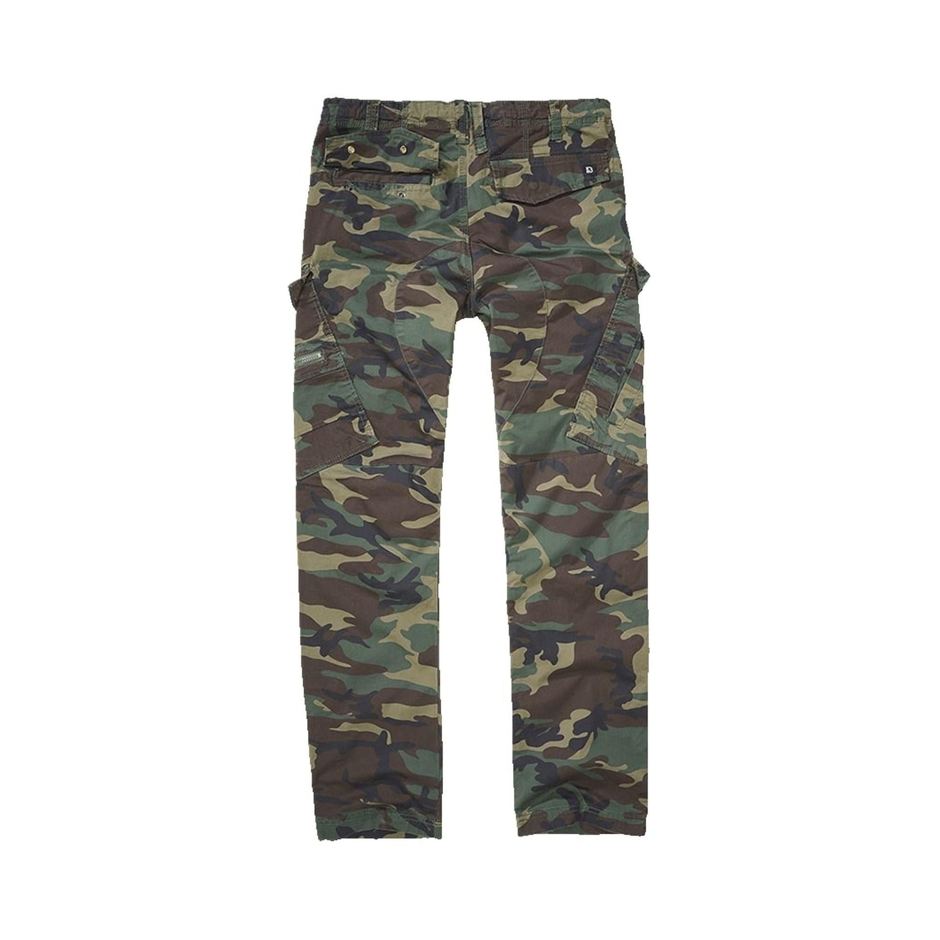 Rückansicht Herren Cargohose Slim Fit Camouflage