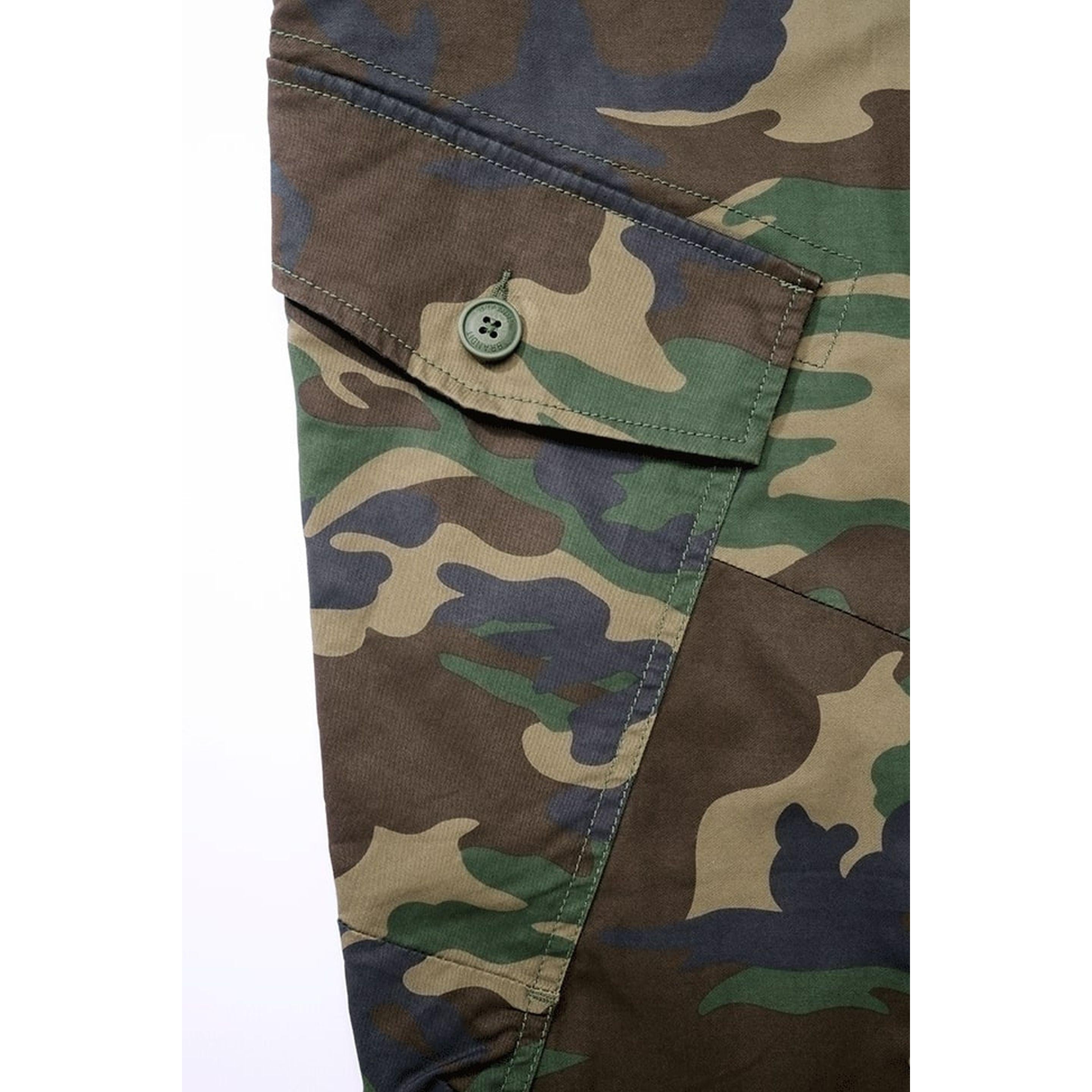 Detailansicht Cargotasche der Woodland-Hose