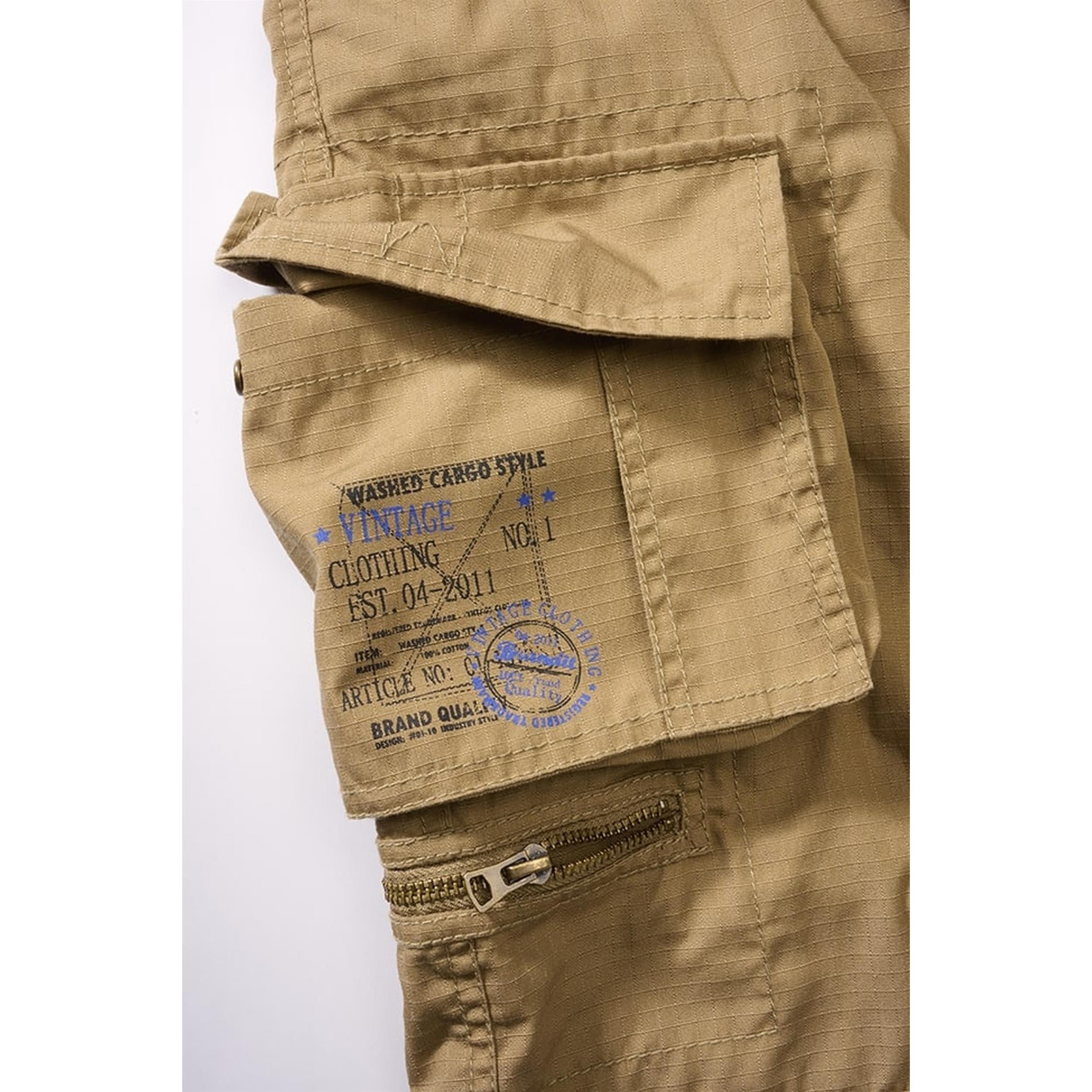 Brandit Savage Ripstop Shorts 2021 beige Herren Shorts Cargoshorts