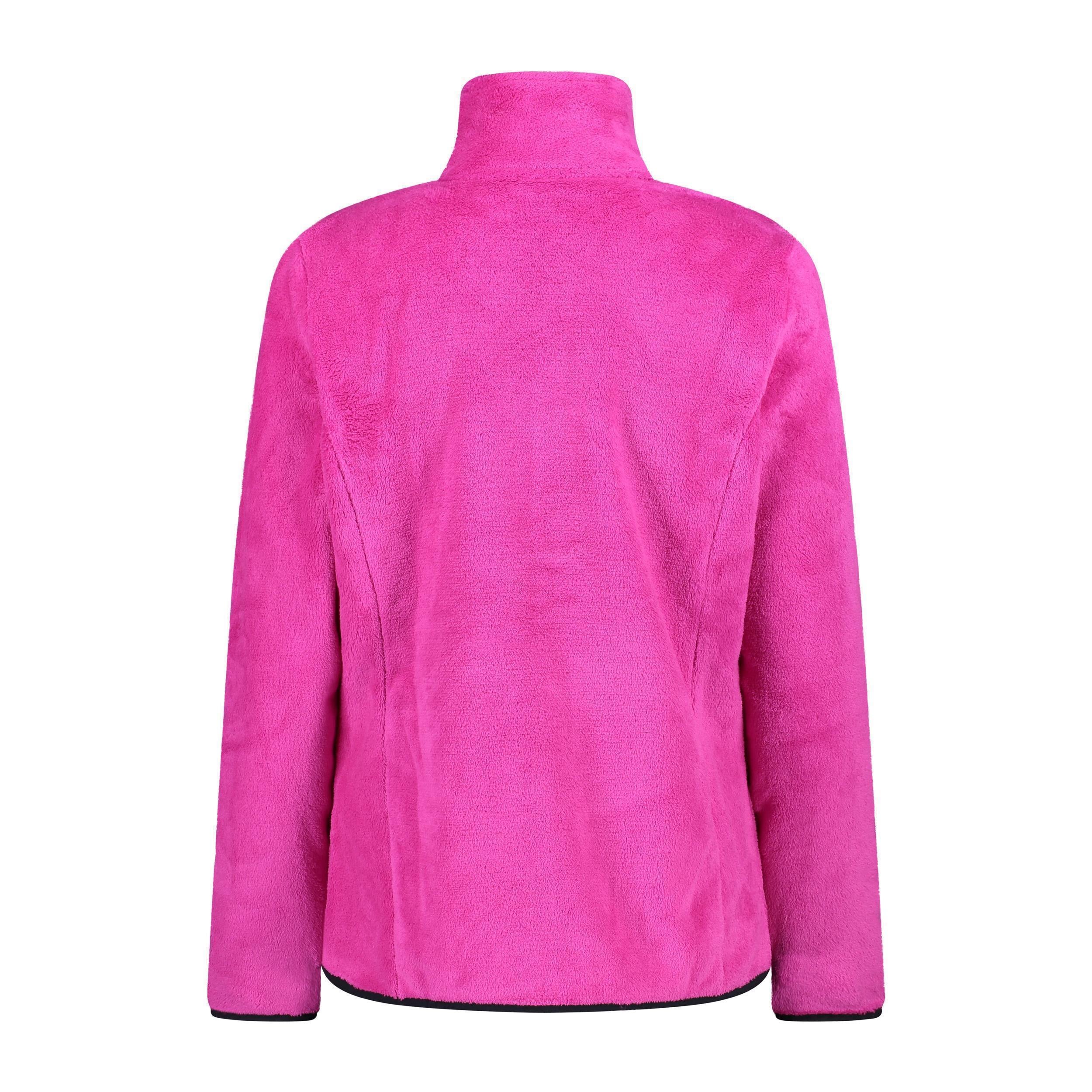 Rückansicht der Damenjacke aus HighLoft-Fleece