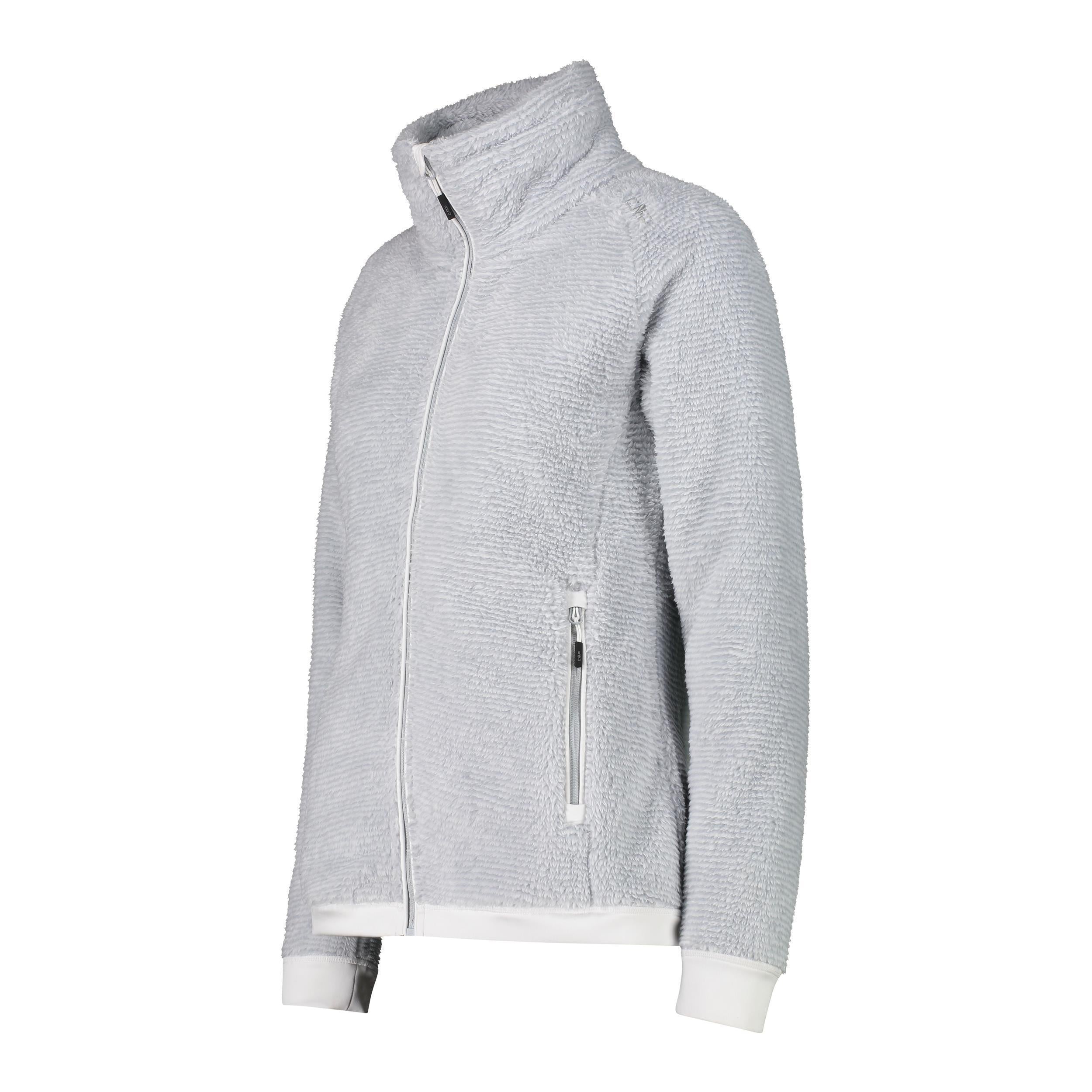 Seitenansicht der wärmenden CMP Fleecejacke mit Stehkragen
