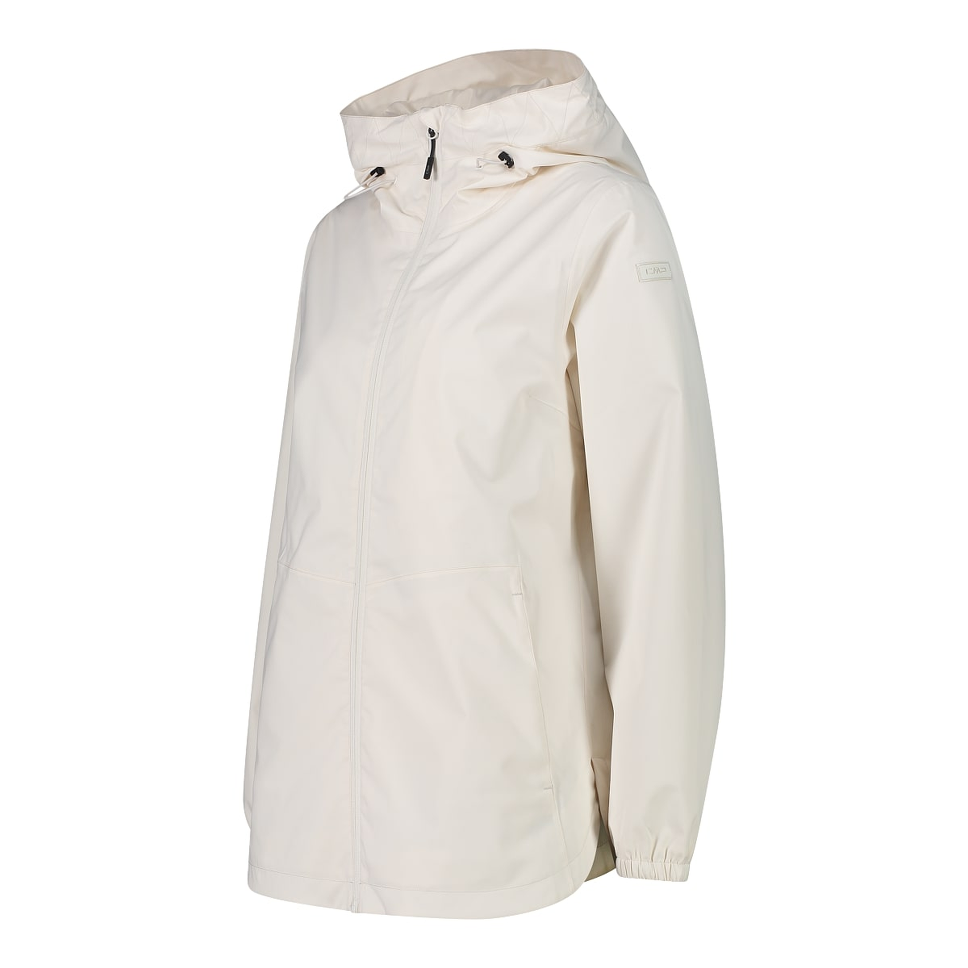 CMP Woman Jacket weiß – Seitenansicht mit elastischem Ärmelabschluss