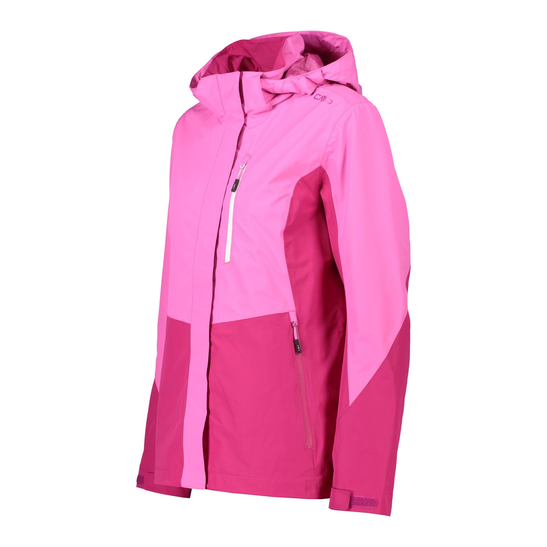 CMP Damen Regenjacke Zip Hood Jacke 31Z5386 malva