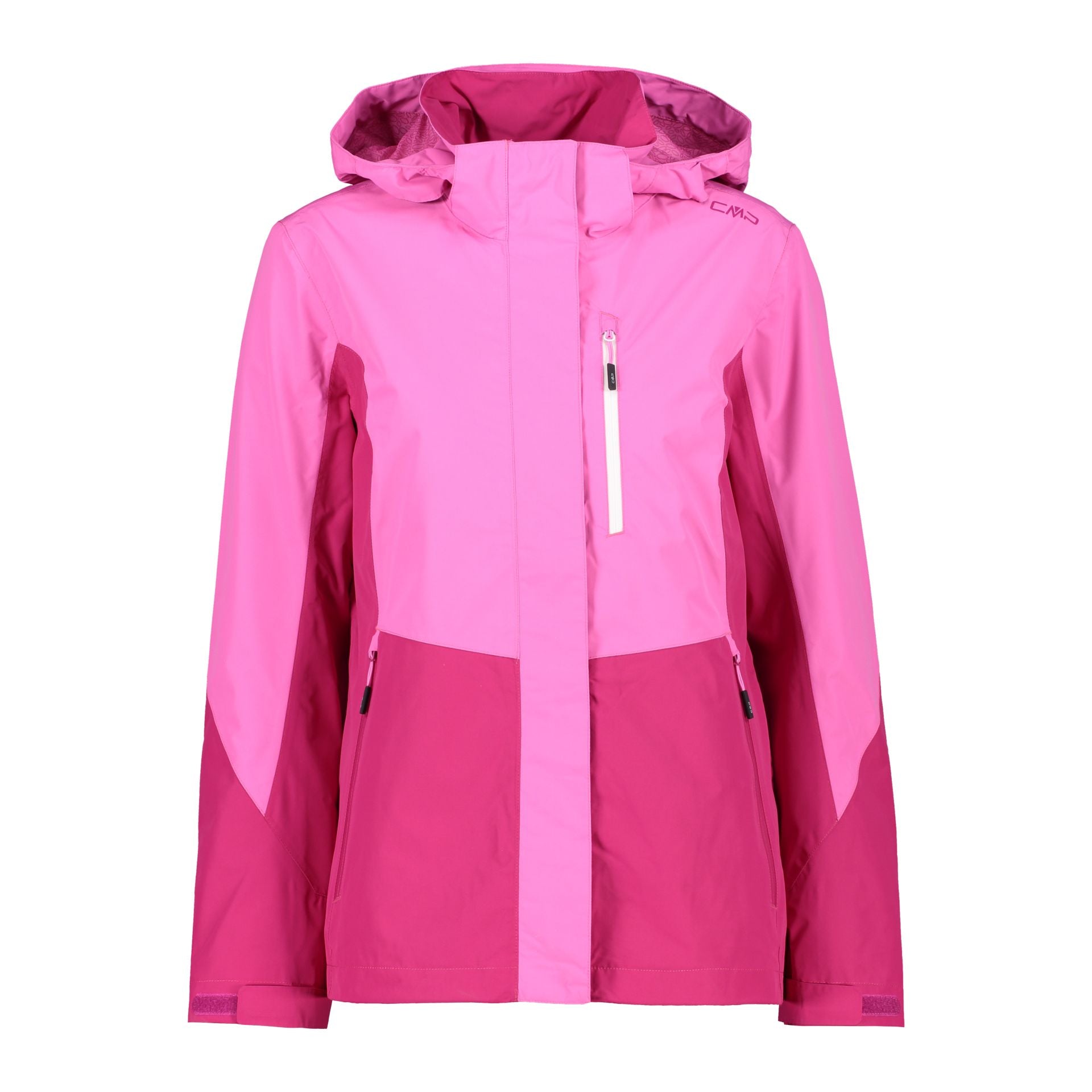 CMP Damen Regenjacke Zip Hood Jacke 31Z5386 malva