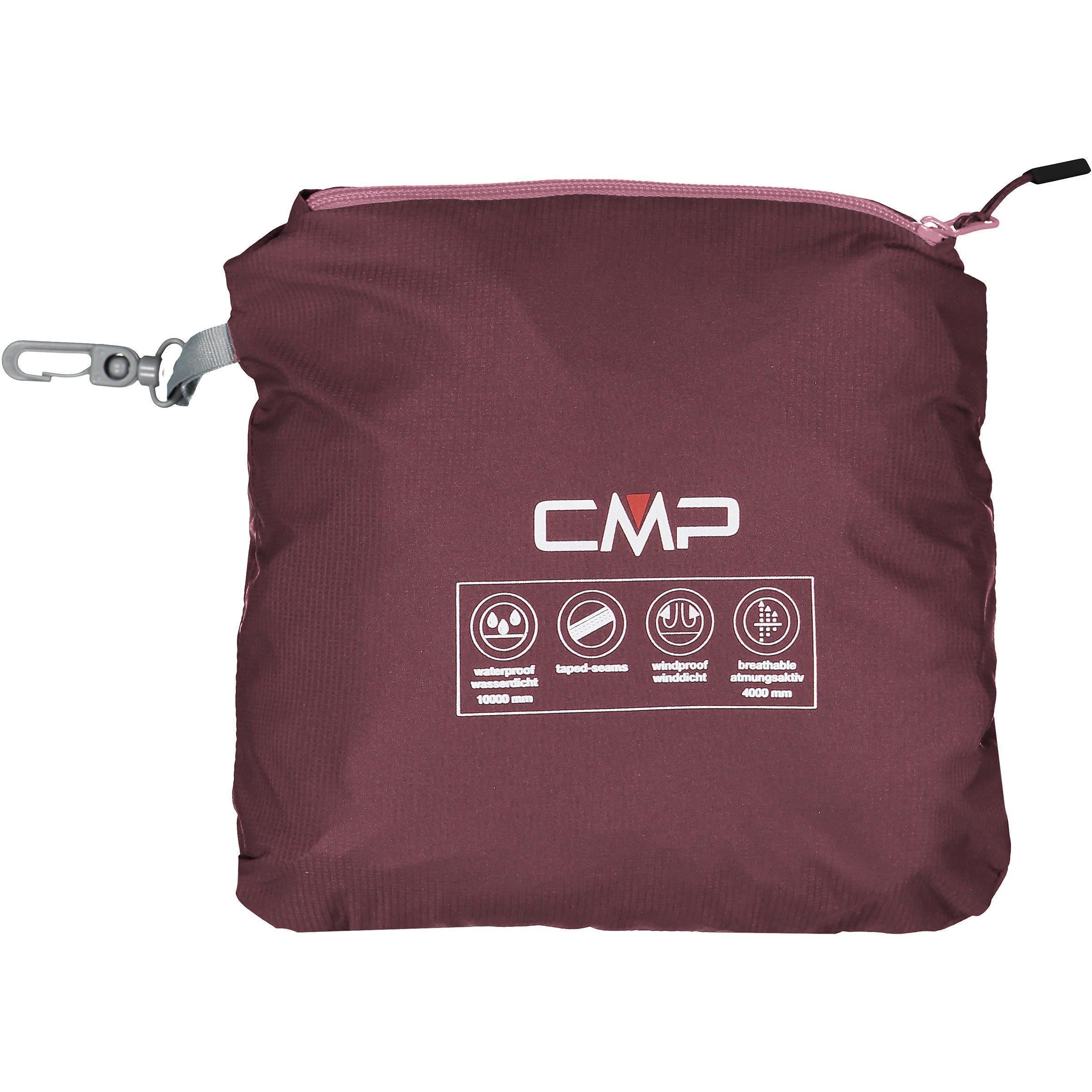 CMP Damen Regenjacke Zip Hood Jacket 32X5826 plum