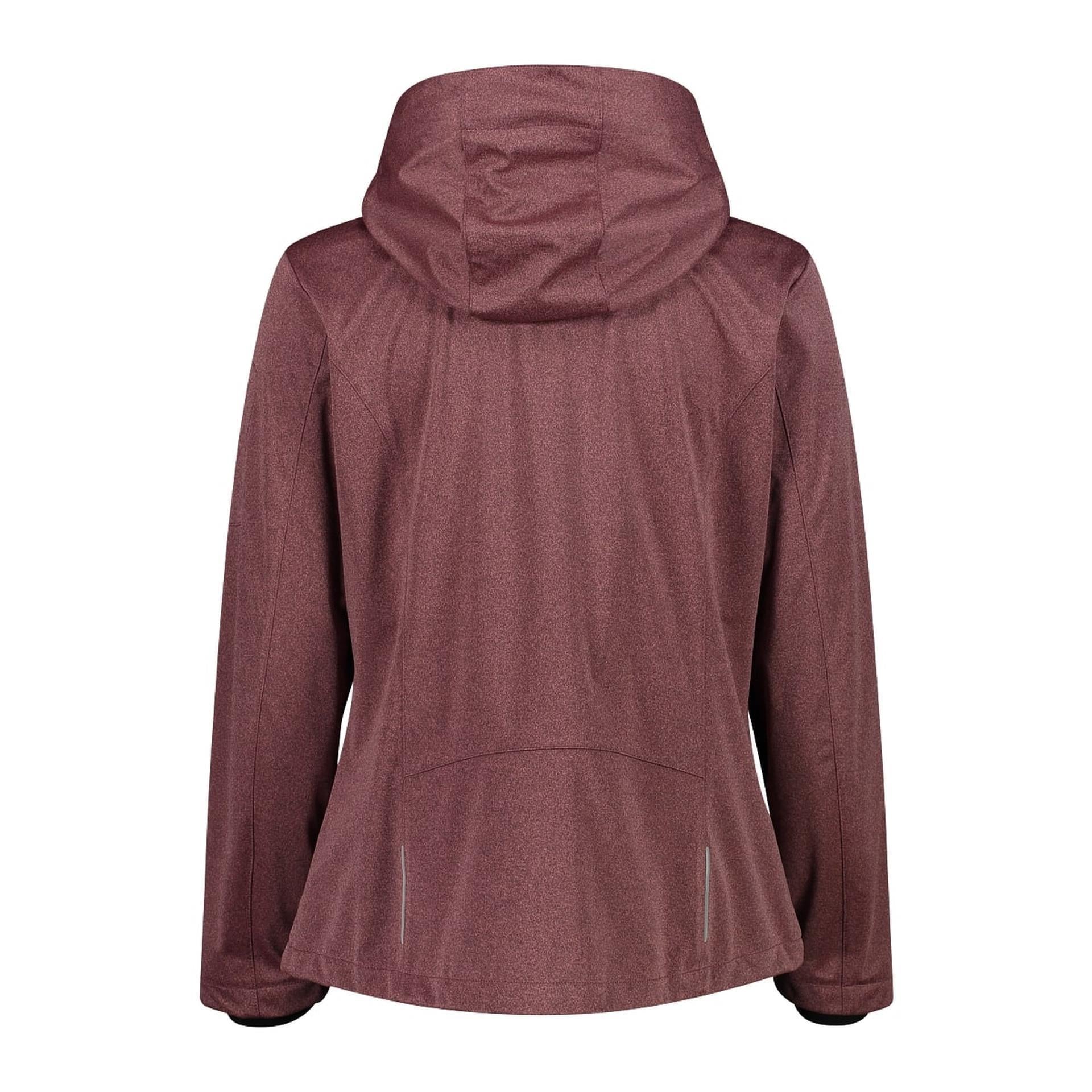 Rückansicht der leichten Damenjacke mit reflektierenden Details