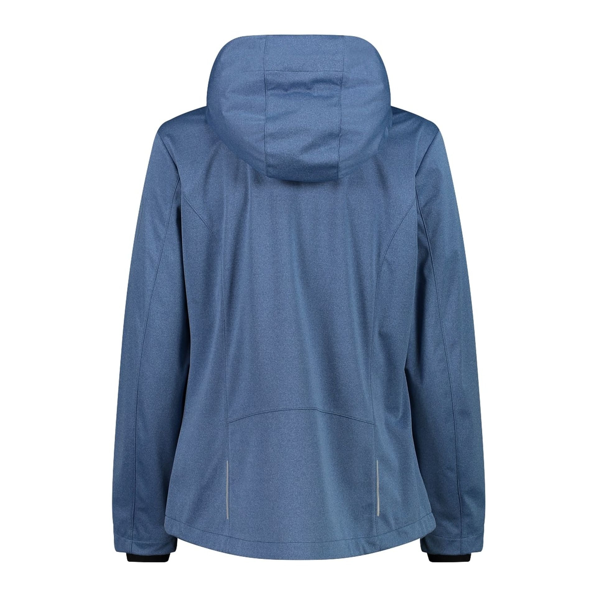 CMP Damen Softshelljacke Women Jacket Zip Hood 39A5016M dusty blue meliert