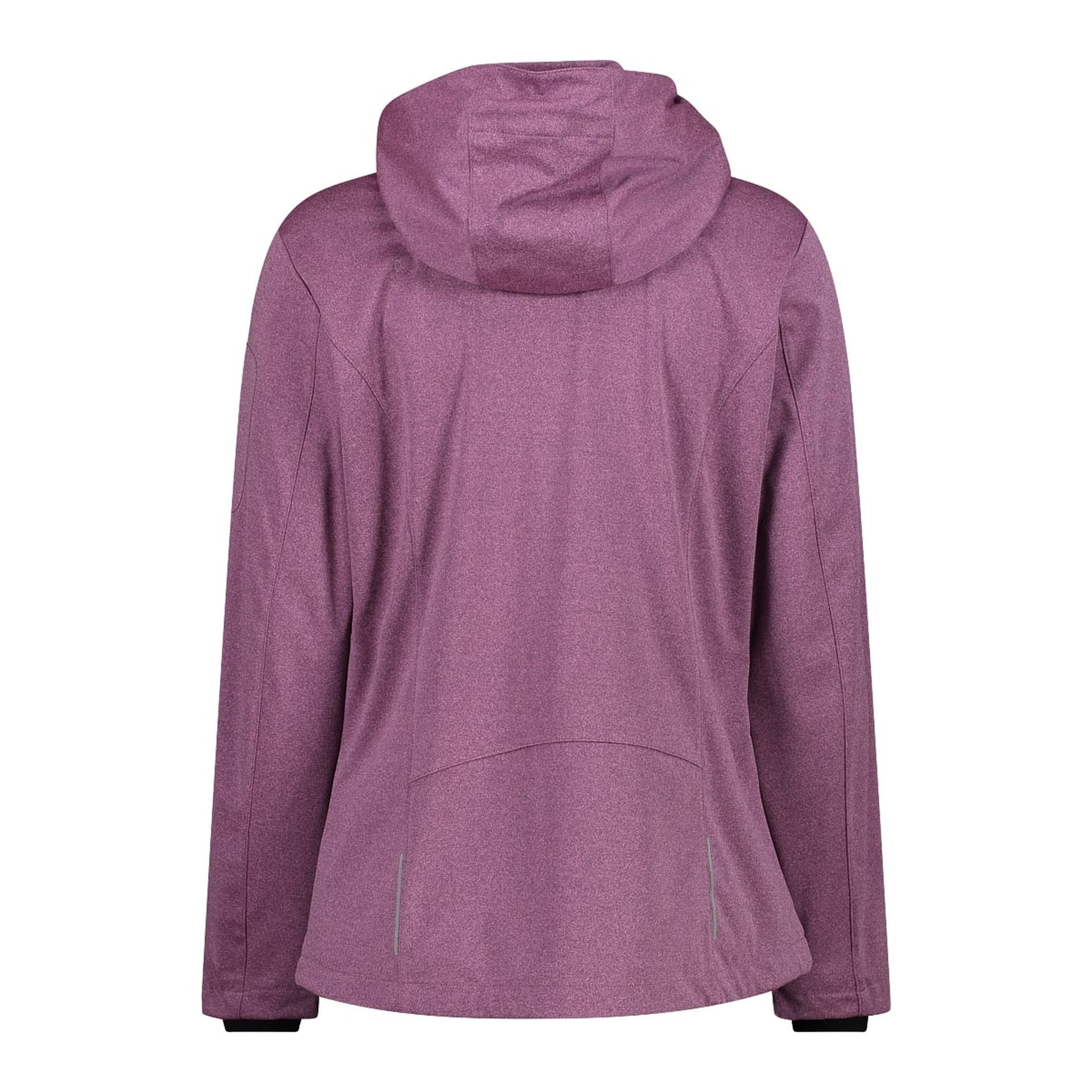 CMP Damen Softshelljacke Women Jacket Zip Hood 39A5016M pink fluo melange