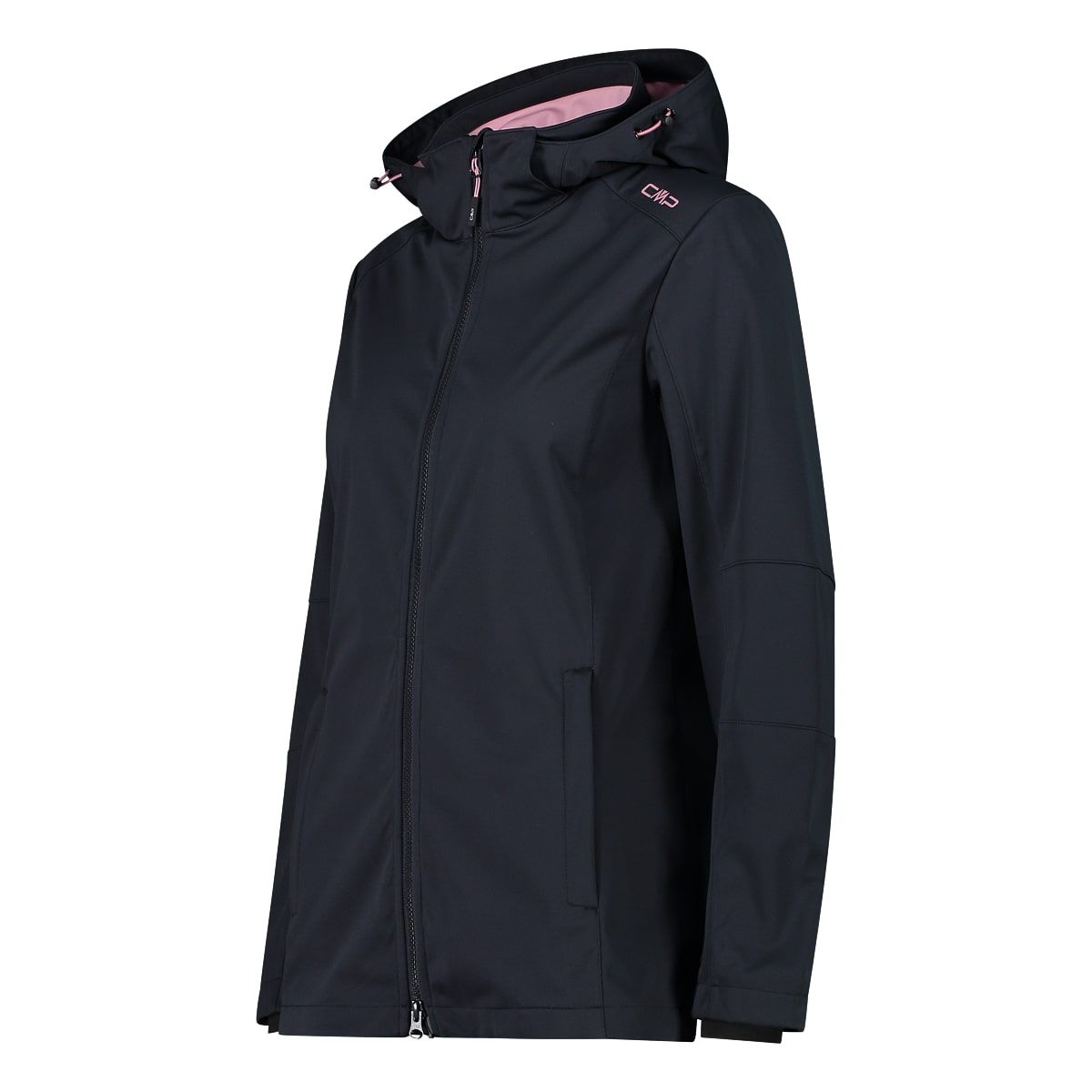 CMP Damen Softshelljacke Women Jacket Zip Hood 39A5096 antracite-fard
