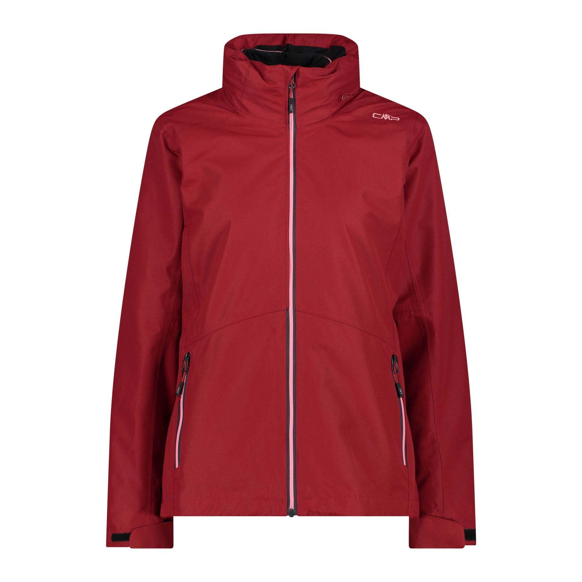 CMP Damen Zip Hood Jacket 3-in-1 Jacke 32Z1436D redwine