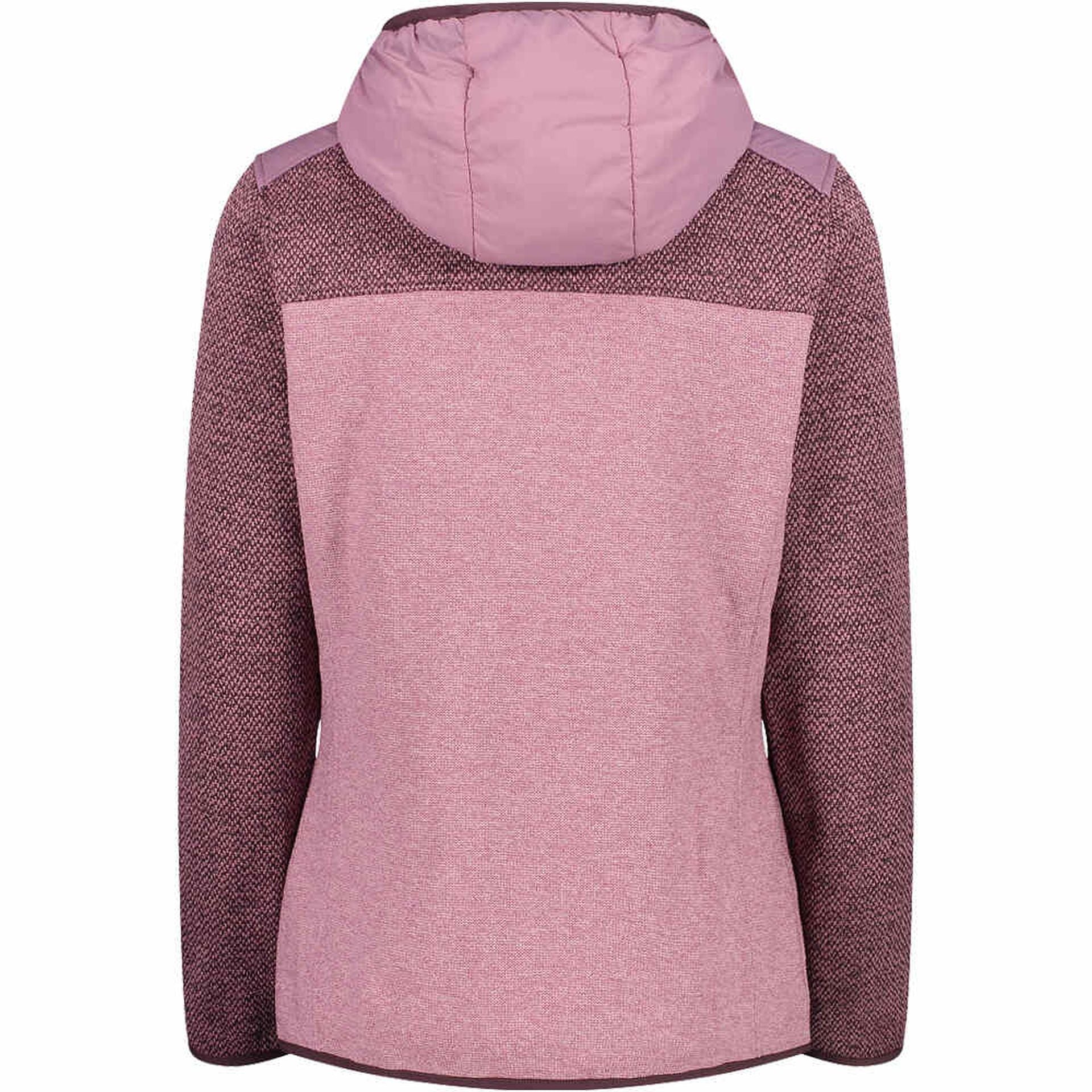 CMP Damenjacke Women Fleece Jacket Fix Hood 33H5406 fard