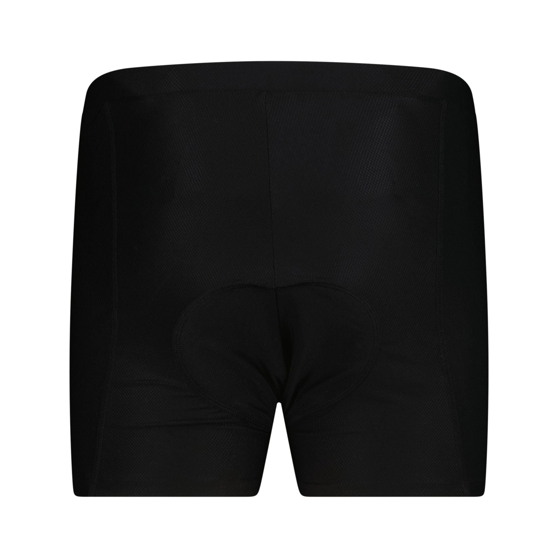 Rückansicht schwarze Fahrrad-Unterhose für Herren