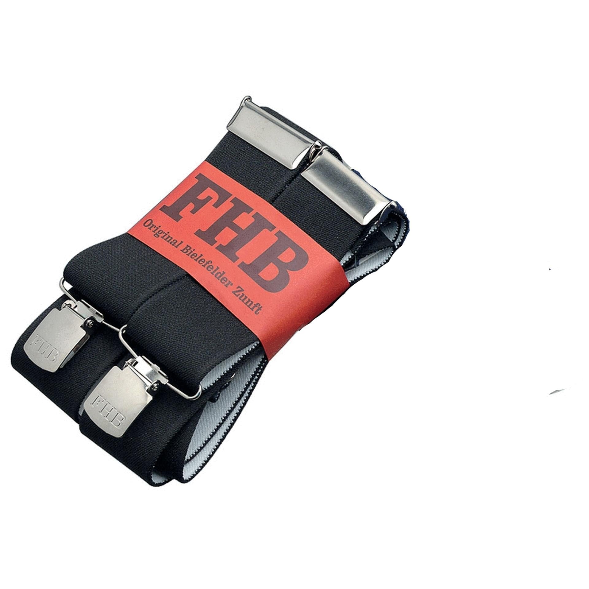 FHB Hosenträger unifarben 90290 ACHIM Herkulesträger extra breit mit Stahlclip