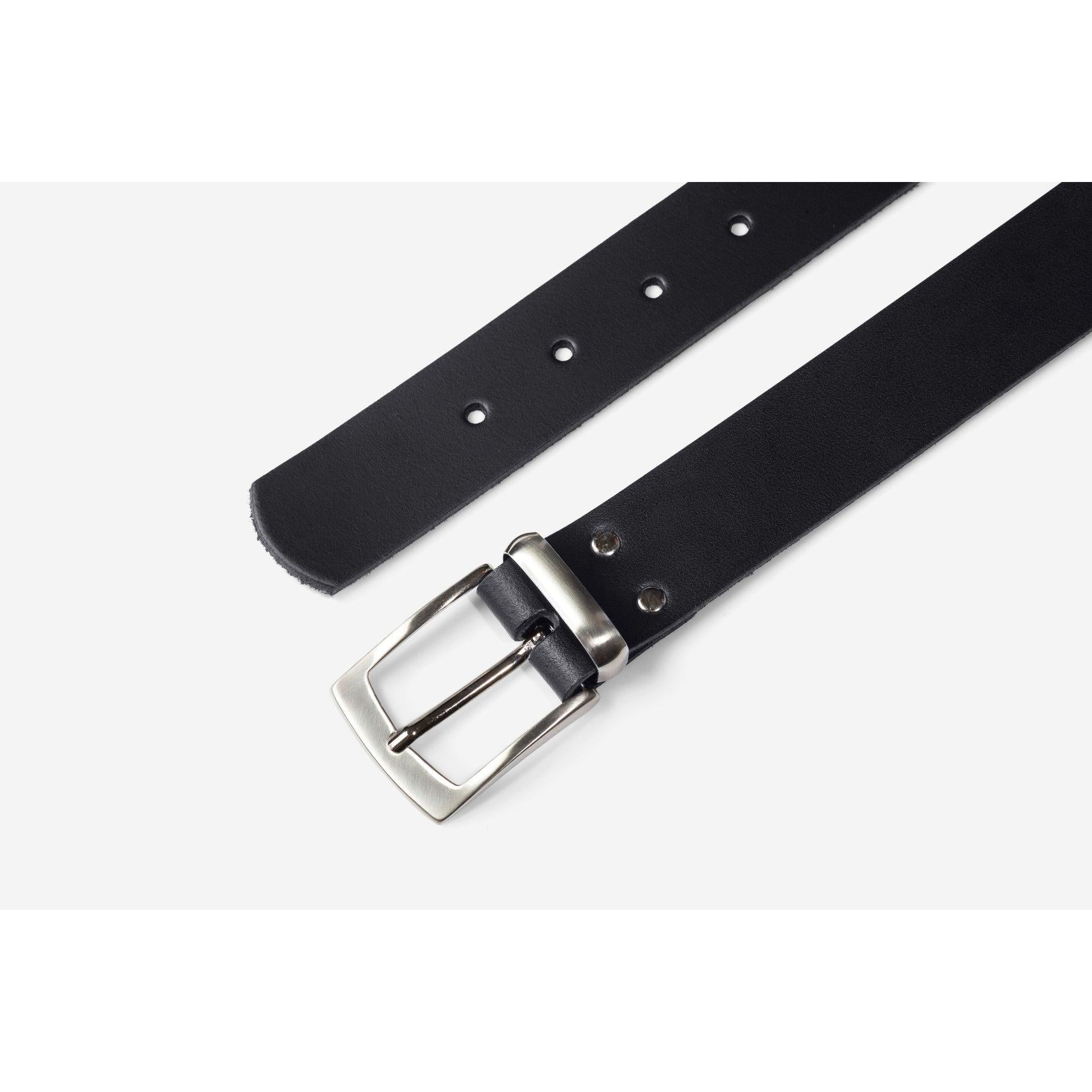 FHB Ledergürtel 85002 BURKHARD Fb. schwarz Gürtel 40mm Hosengürtel leather belt