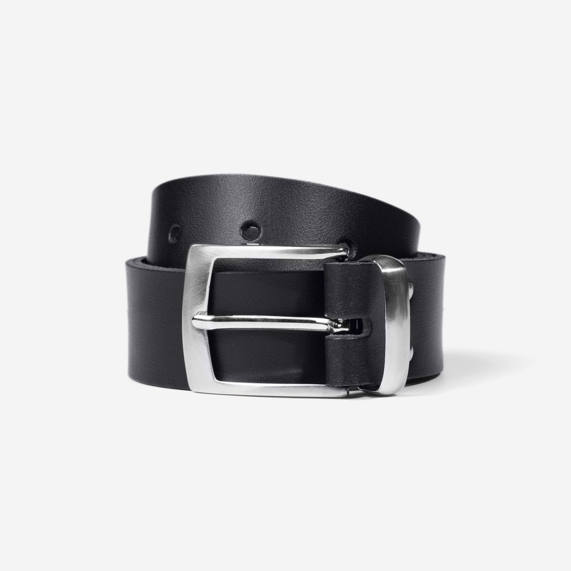 FHB Ledergürtel 85002 BURKHARD Fb. schwarz Gürtel 40mm Hosengürtel leather belt