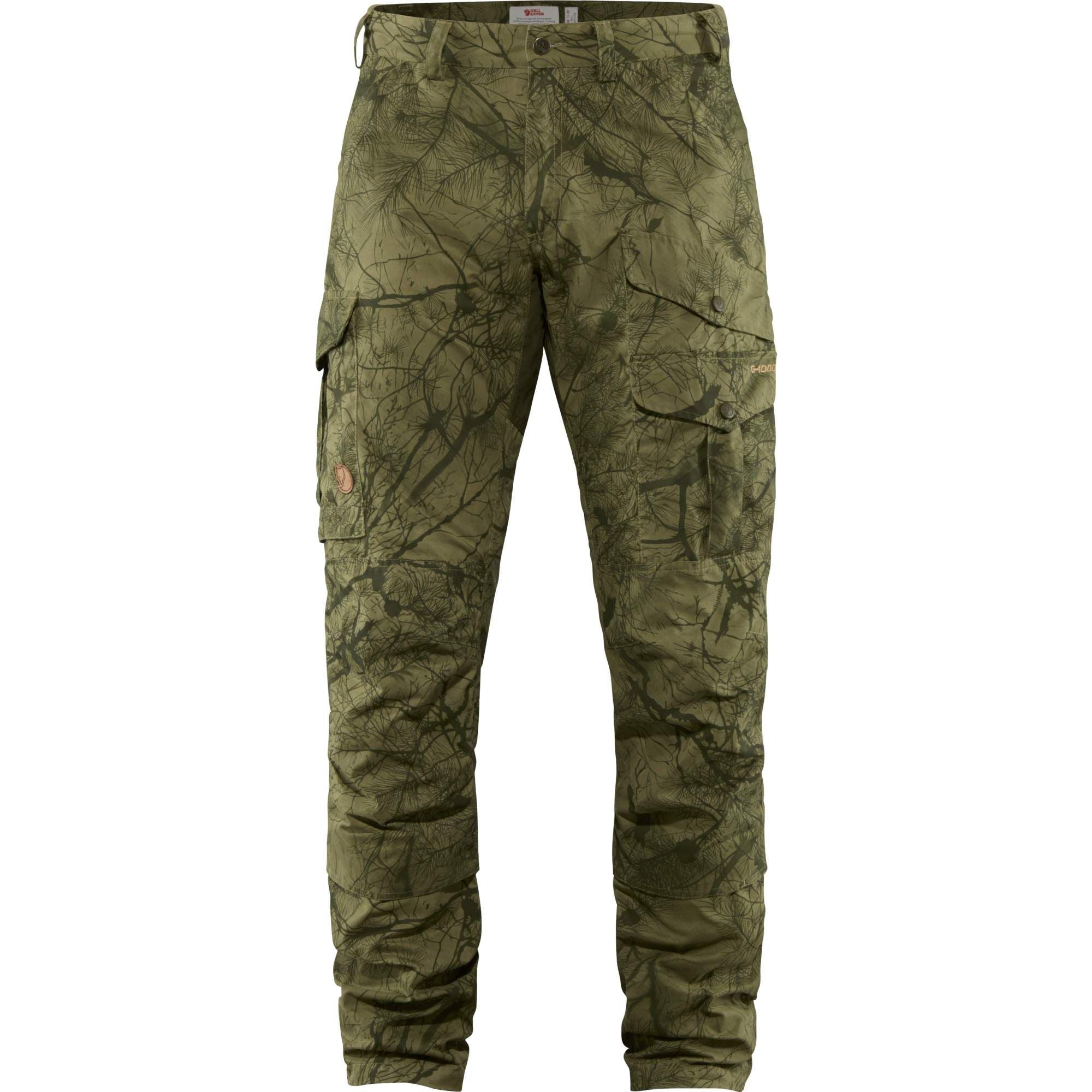Fjällräven Barents Pro Hunting 90222 green camo - deep forest G-1000 Silent Eco Jagdhose