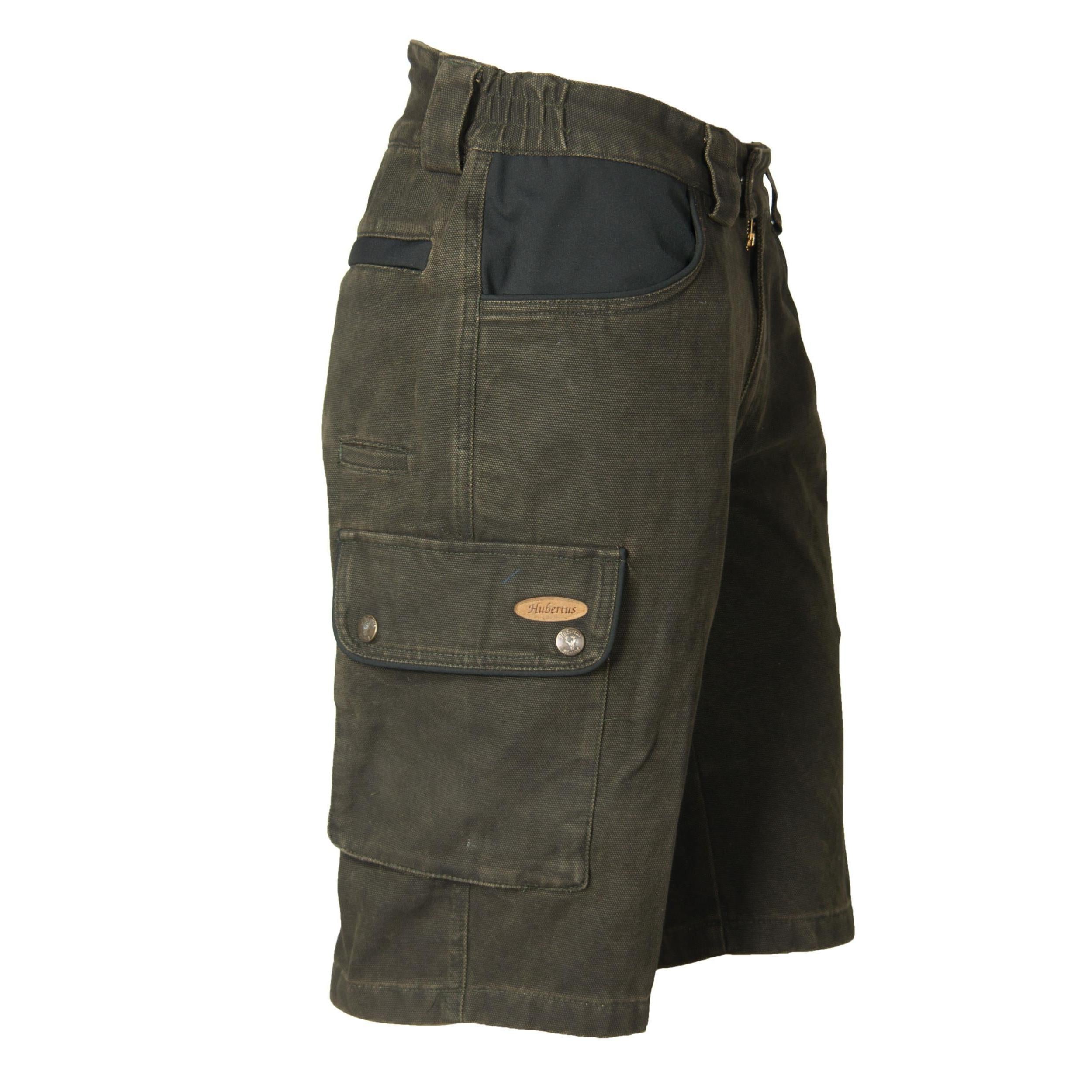 HUBERTUS Outdoor-Shorts CANVAS oliv Herren Bermuda extra robust