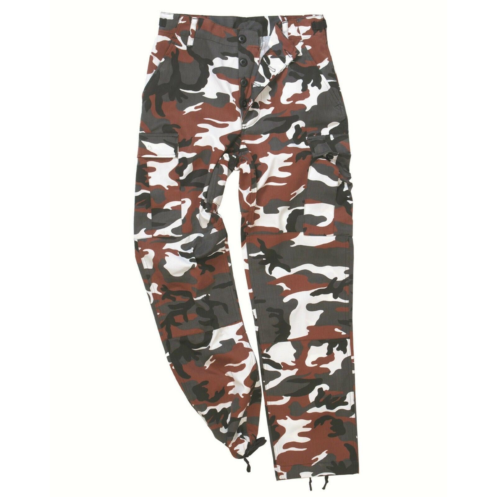 MIL-TEC BDU Hose Kids red camo Kinder Army Hose Kinderhose Outdoorhose Tarnhose