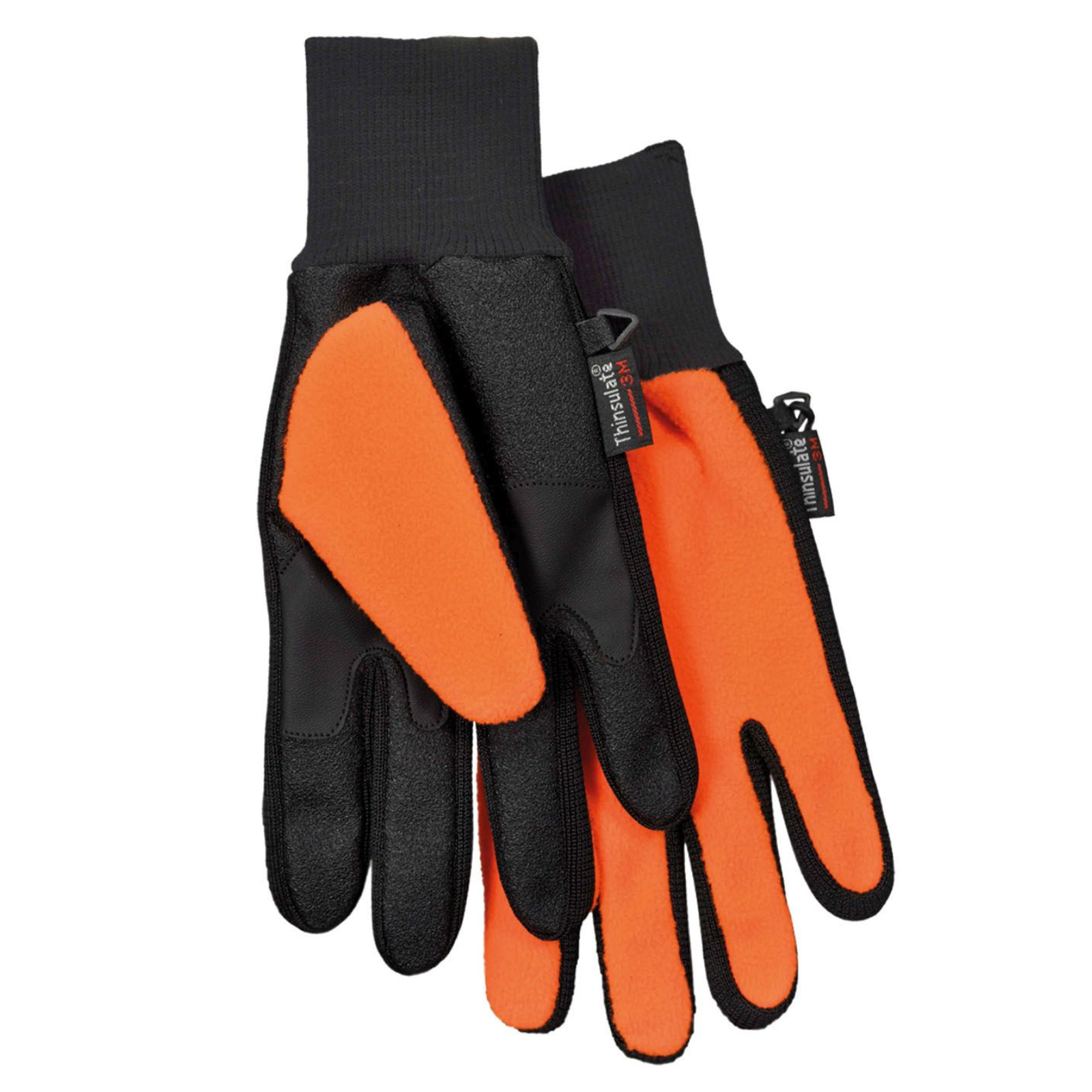 handschuhe jagd warm SKOGEN Fleecehandschuhe Jagdhandschuhe Thinsulate orange/schwarz – Grewe-Shop