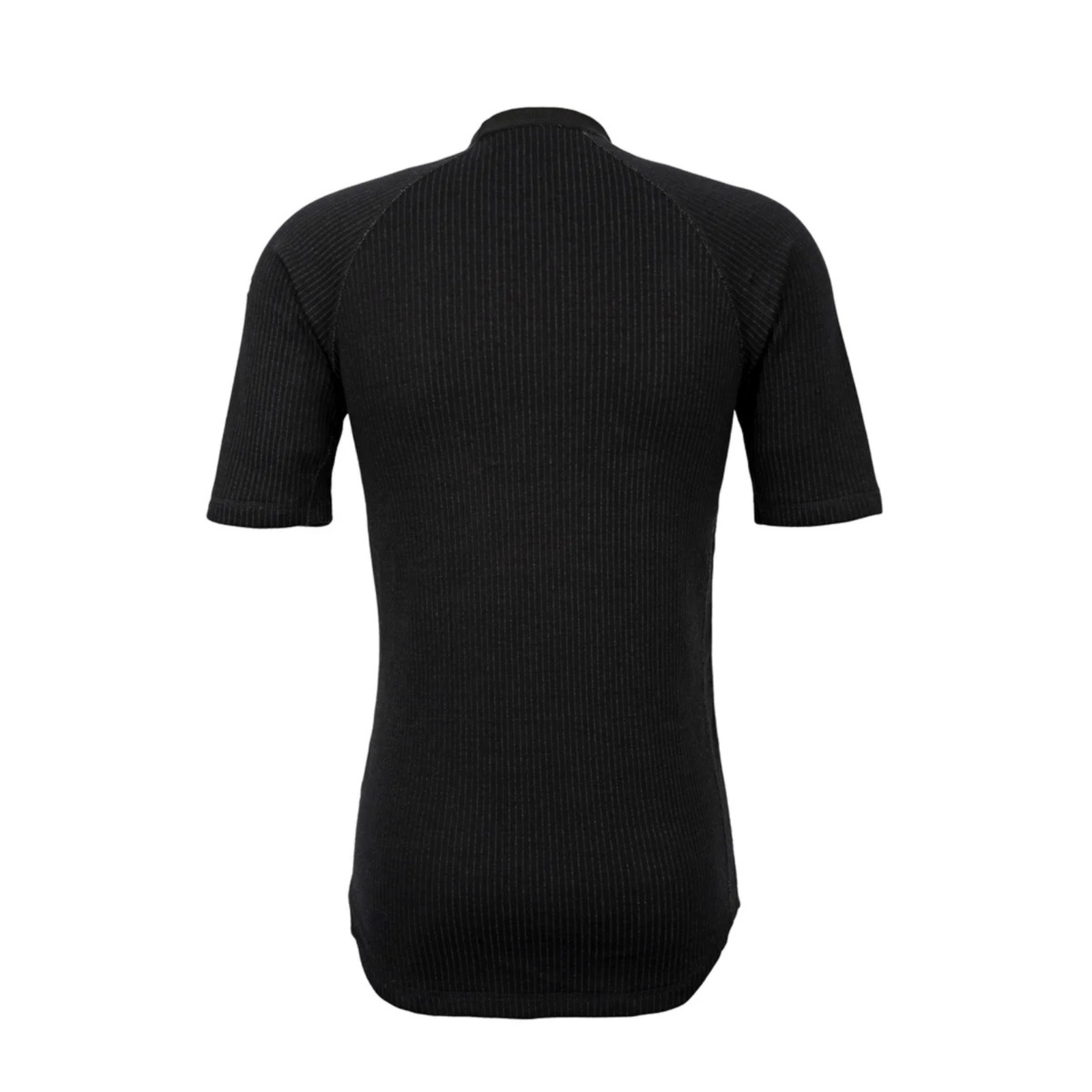 thermoFUNCTION TS 200 Shirt – schwarze Thermounterwäsche mit verlängertem Rückenteil und ergonomischer Passform