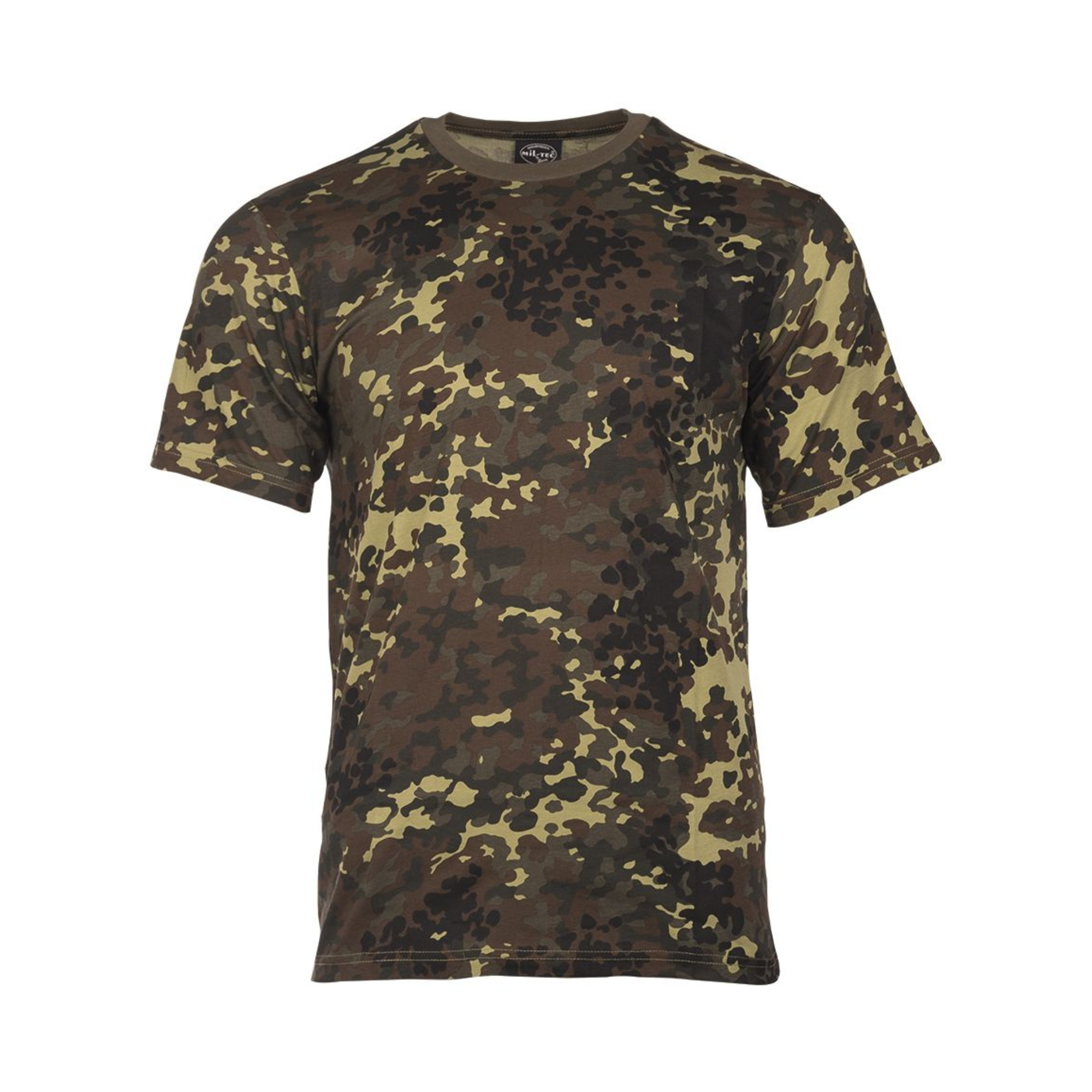 Herren-T-Shirt im dunklen Camouflage-Muster