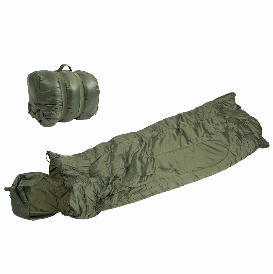 Militärischer Schlafsack in Olivgrün