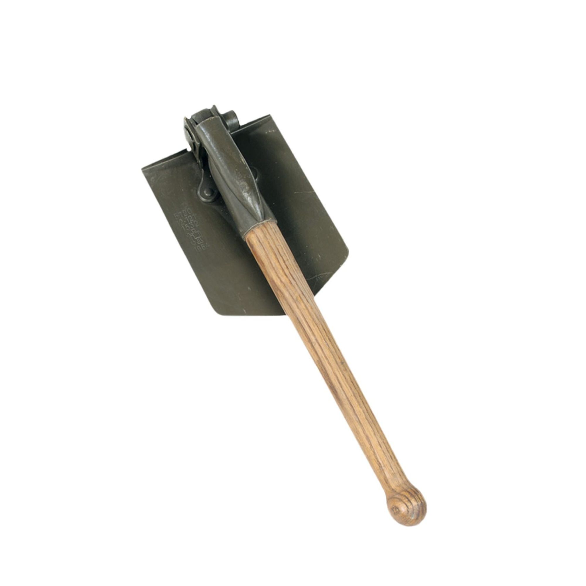 Kleiner Outdoor-Spaten mit Holzgriff