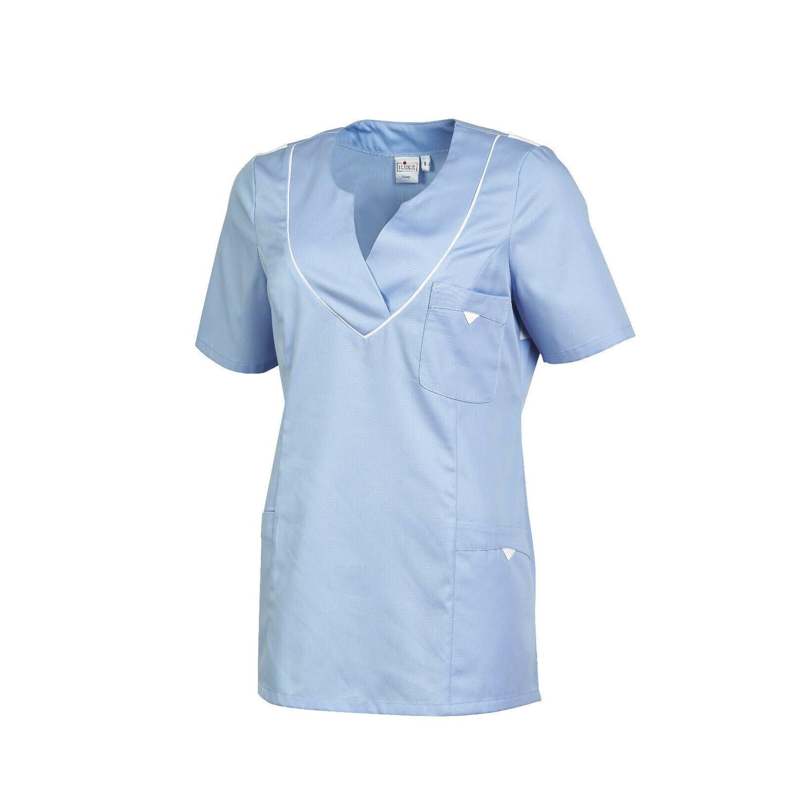 Dunkelblauer Kasack für Pflegekräfte