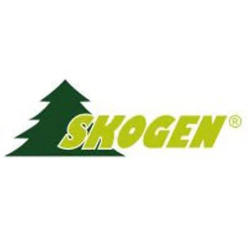Skogen Logo in Grün mit Tannenbaum