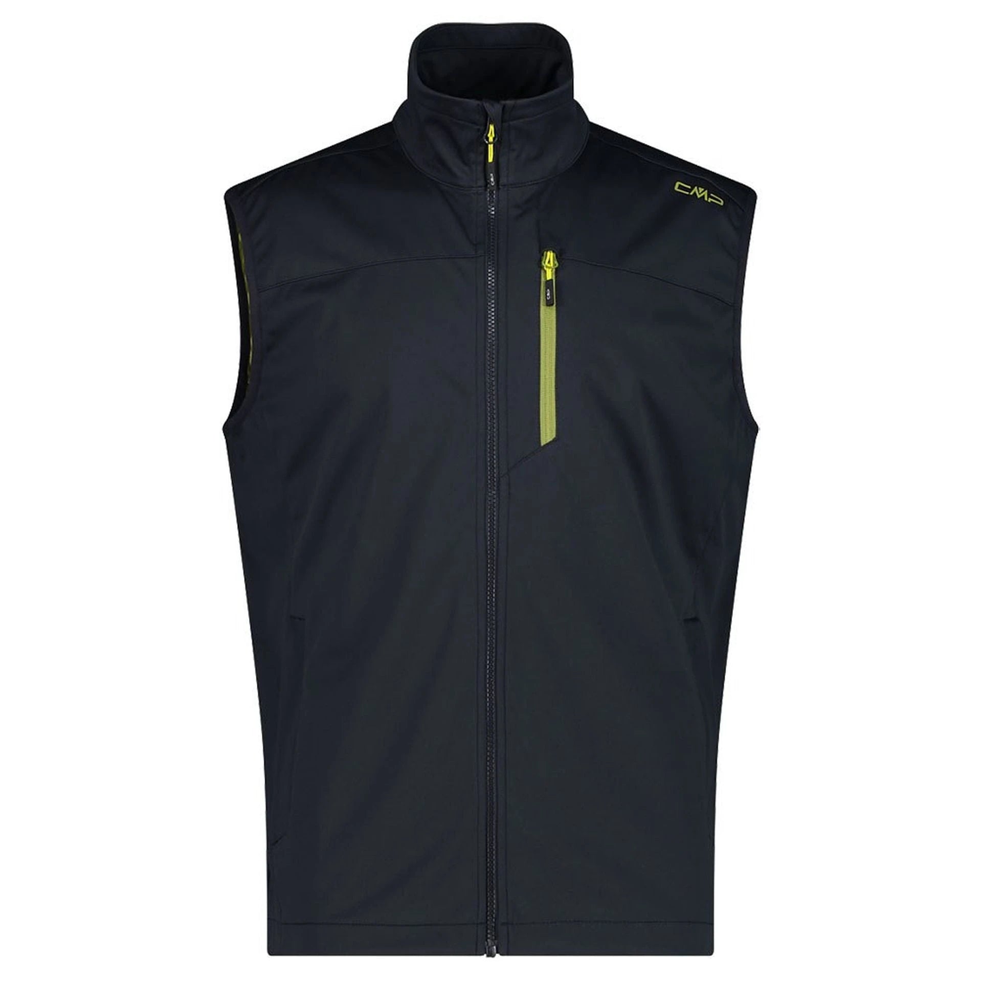 Schwarze Herren-Outdoor-Weste – leichte, ärmellose Bekleidung für Wanderungen