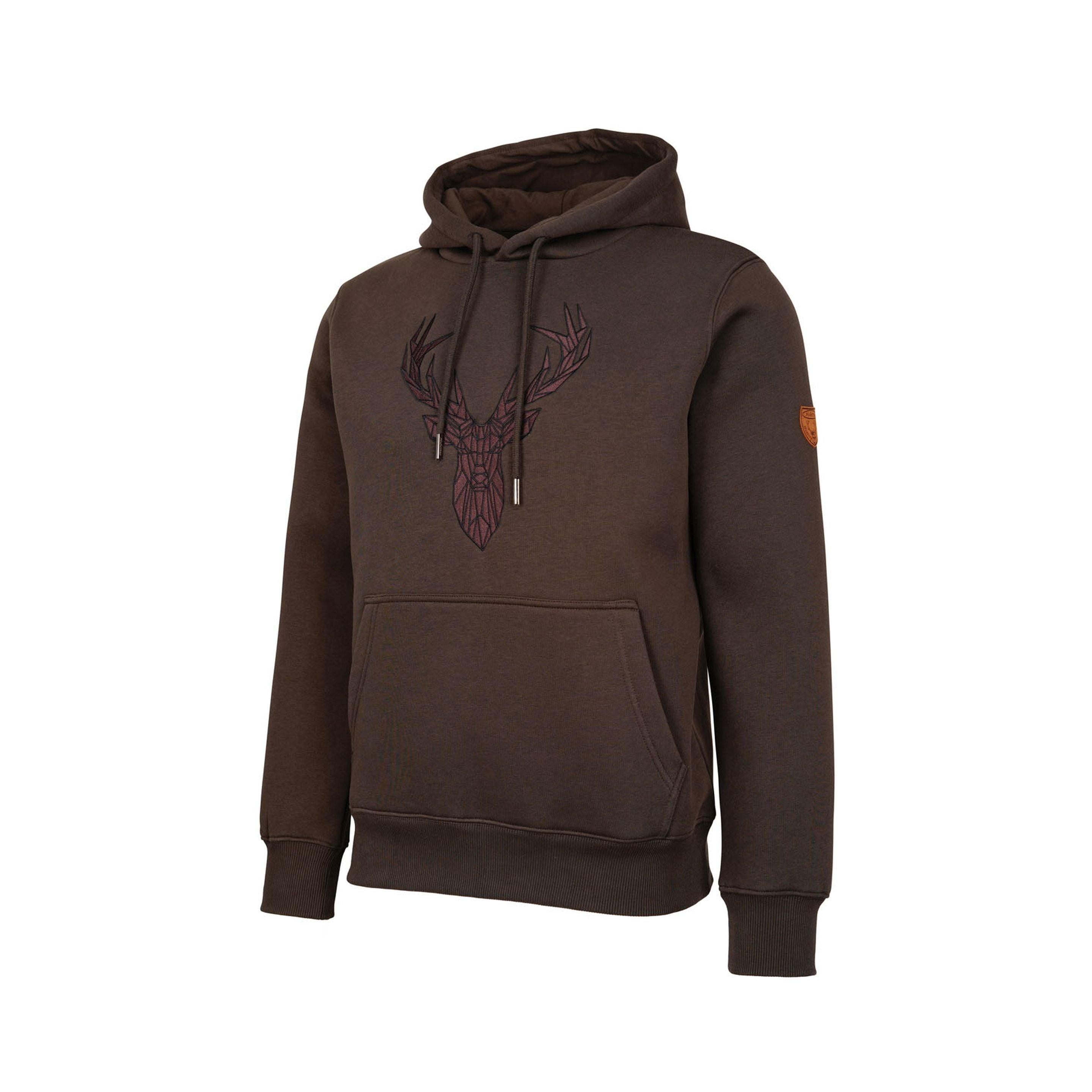 HUBERTUS MEN HUNTING HOODIE "HIRSCH"  tonig  Herren Kapuzenpullver Pullover