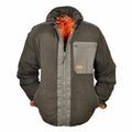 HUBERTUS Warn-Wende-Fleecejacke DRÜCKJAGD oliv (camo) Jagdjacke - Grewe-Shop
