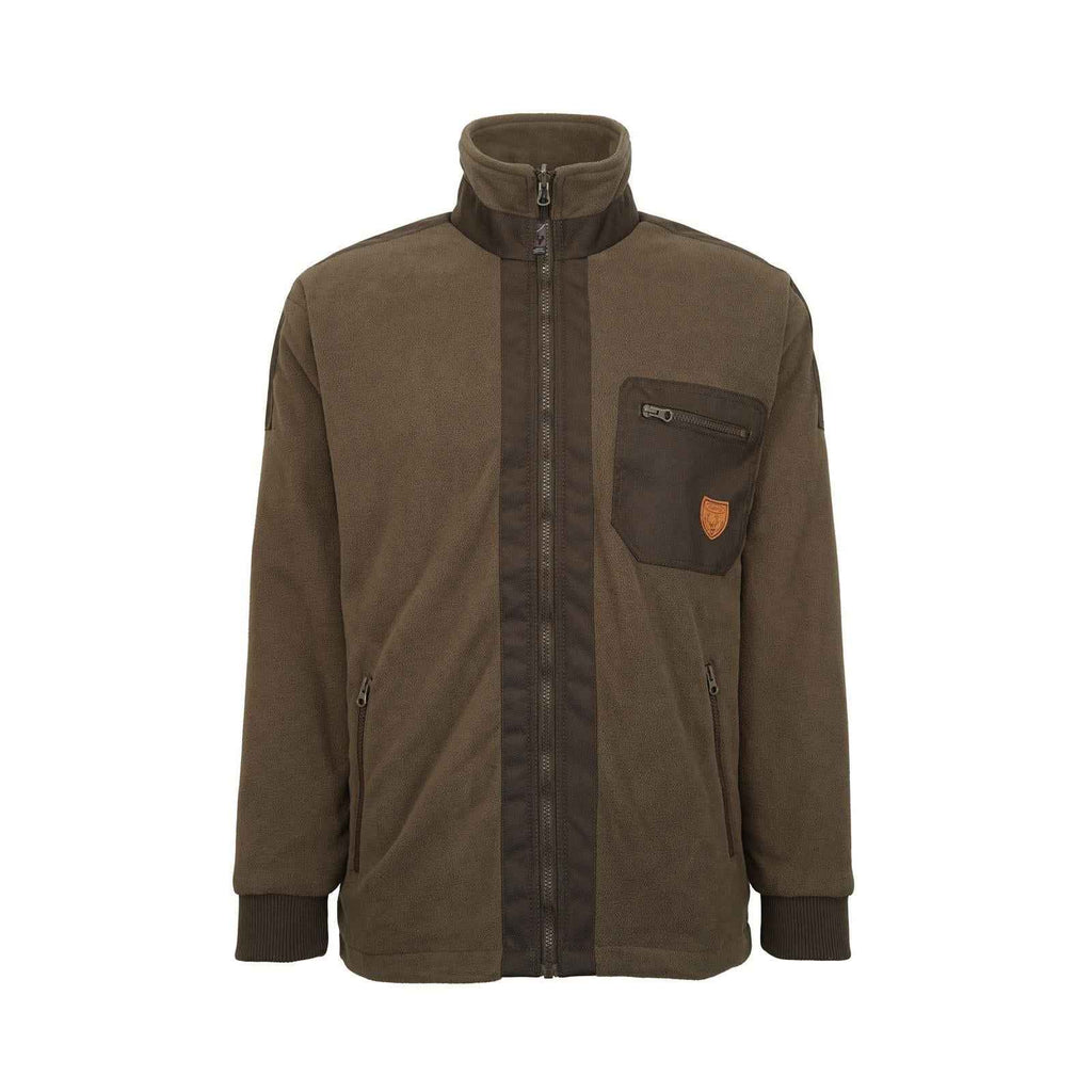 HUBERTUS Tarn-Wende-Fleecejacke PIRSCH oliv / braun-camo Herren Jagdjacke