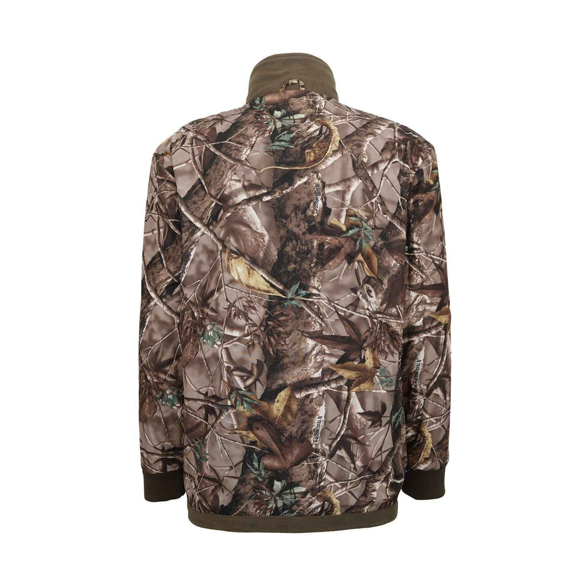 HUBERTUS Tarn-Wende-Fleecejacke PIRSCH oliv / braun-camo Herren Jagdjacke