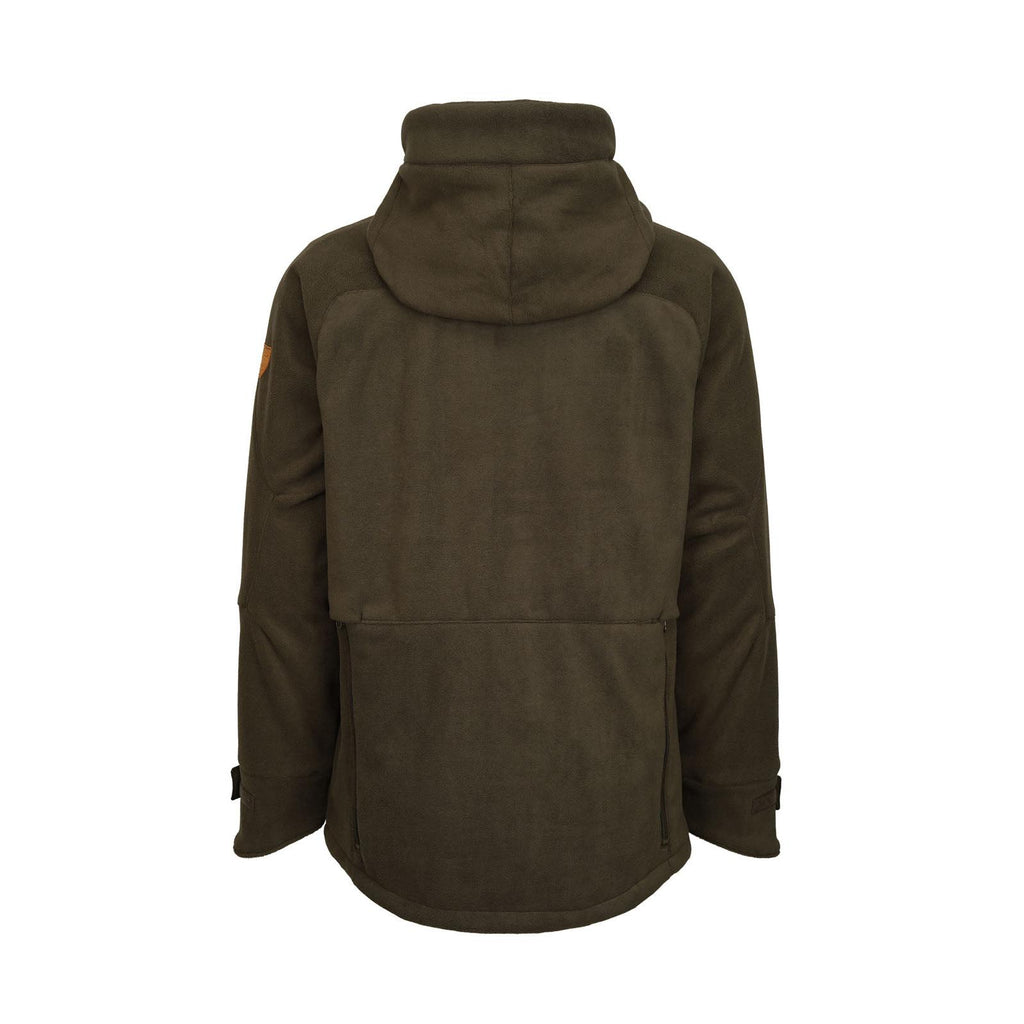 HUBERTUS Herren Anorak WINDBLOCKER Fleecejacke oliv/braun Jagdjacke