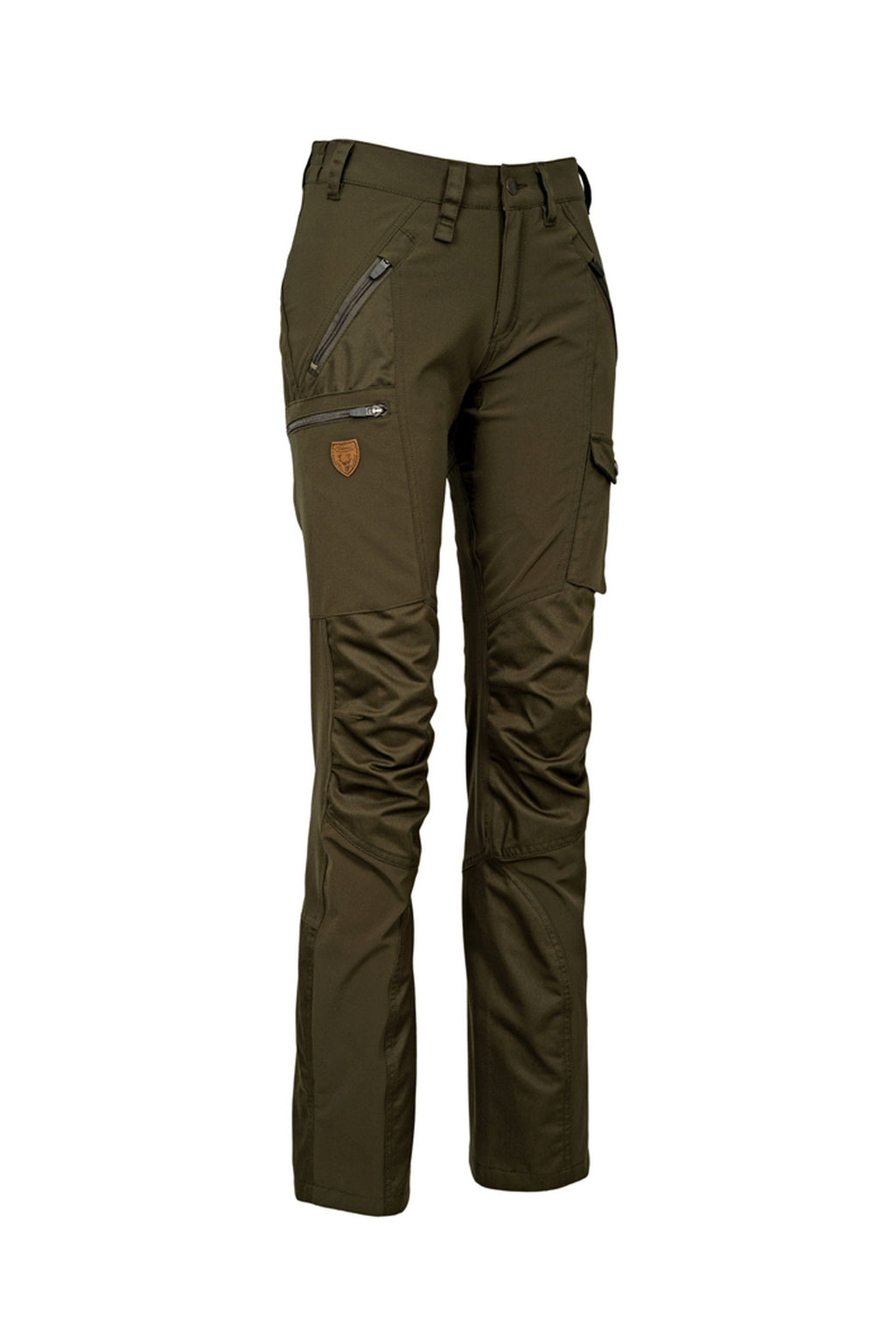 HUBERTUS Ladies Fashion Damen Jagdhose HYDRO Stretch dunkel-oliv