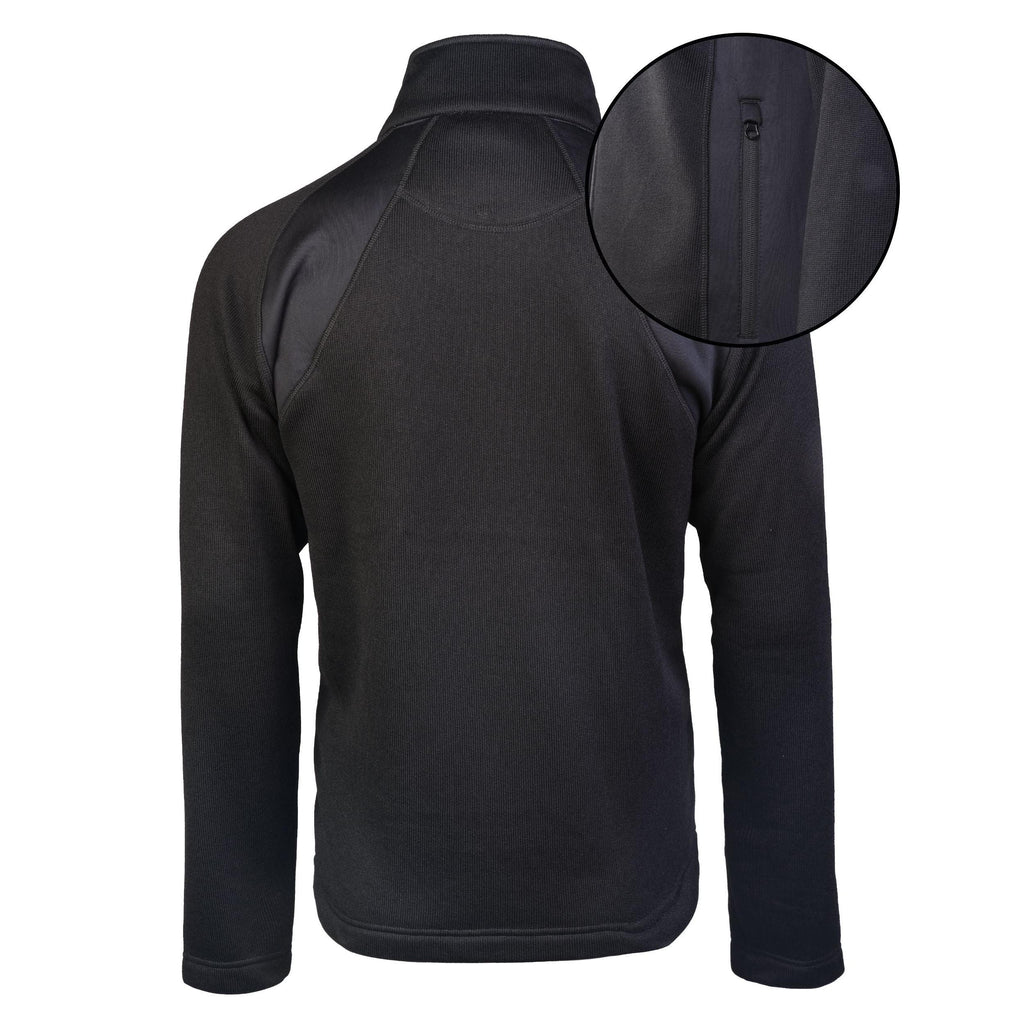 MIL-TEC® Outdoor Kälteschutzjacke Structure Fleece Jacke schwarz