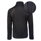 MIL-TEC® Outdoor Kälteschutzjacke Structure Fleece Jacke schwarz
