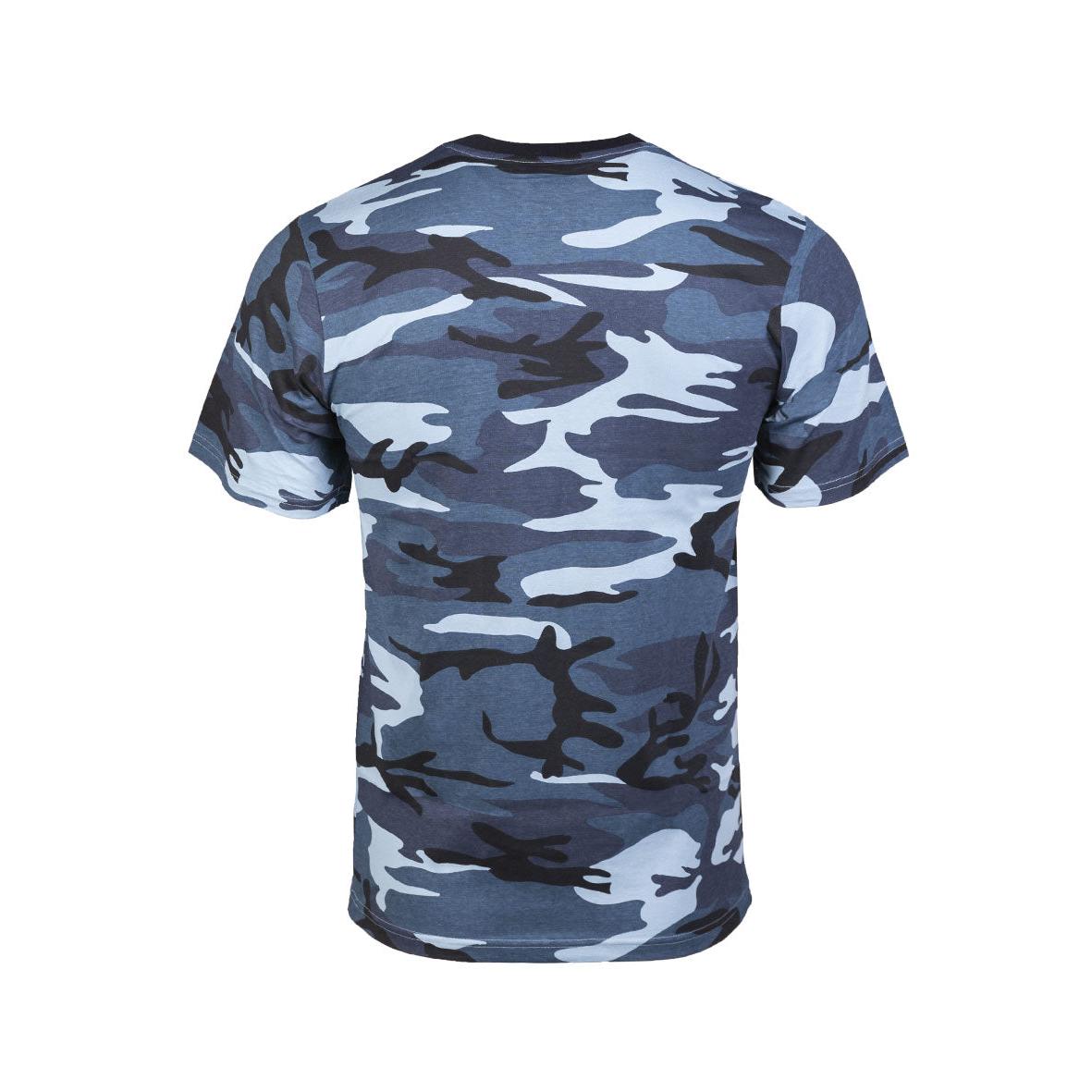 MIL-TEC® T-Shirt Tarn sky blue Shirt Cotton unisex