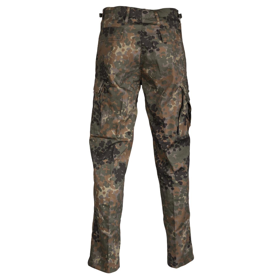 MIL-TEC Rangerhose Typ BDU flecktarn Army  Hose Tarnhose Jagdhose Anglerhose