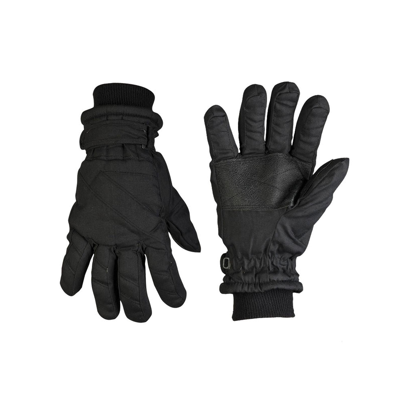 MIL-TEC Fingerhandschuhe schwarz – warm & robust mit Thinsulate-Isolierung  – Grewe-Shop
