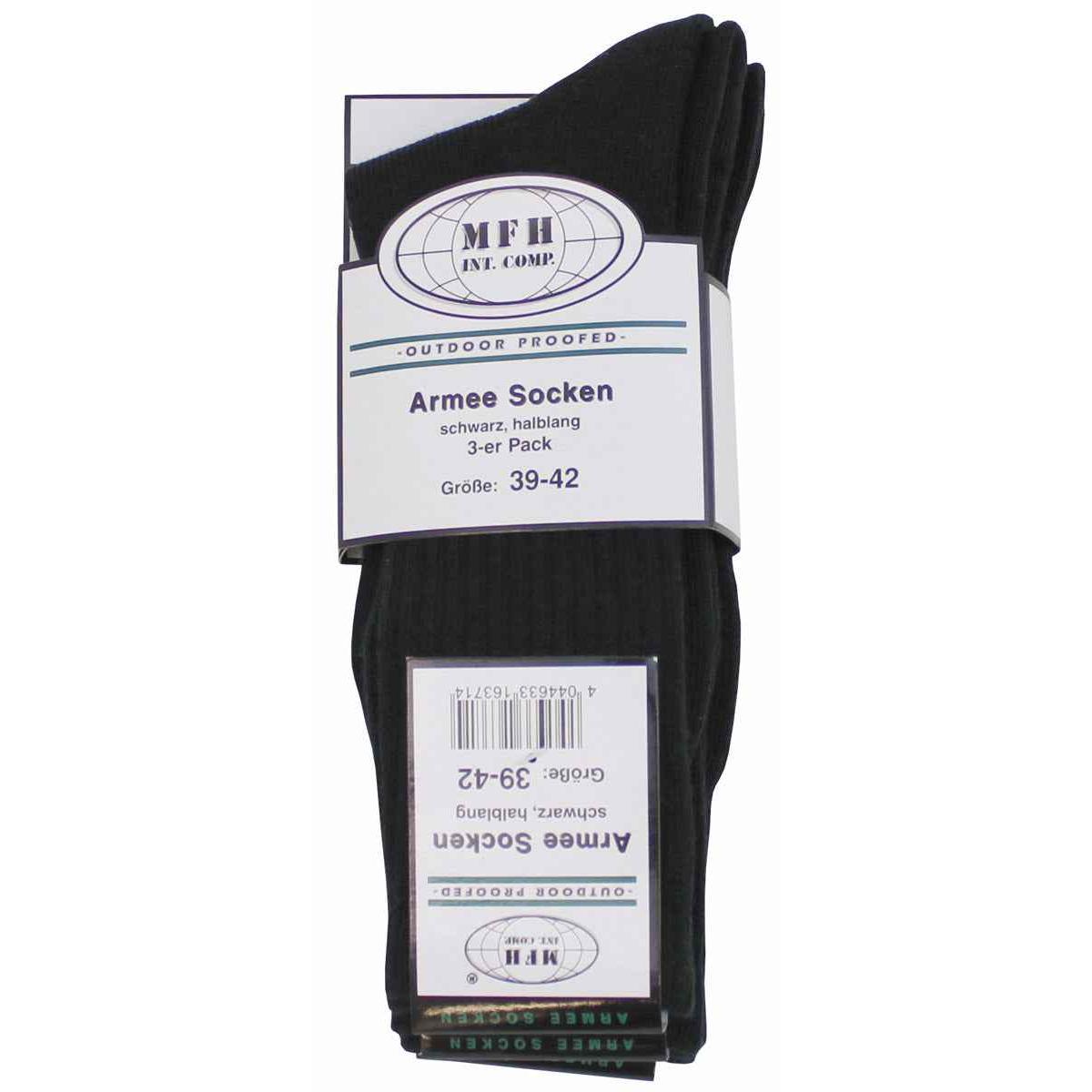 MFH® Army Socken halblang 3er Pack