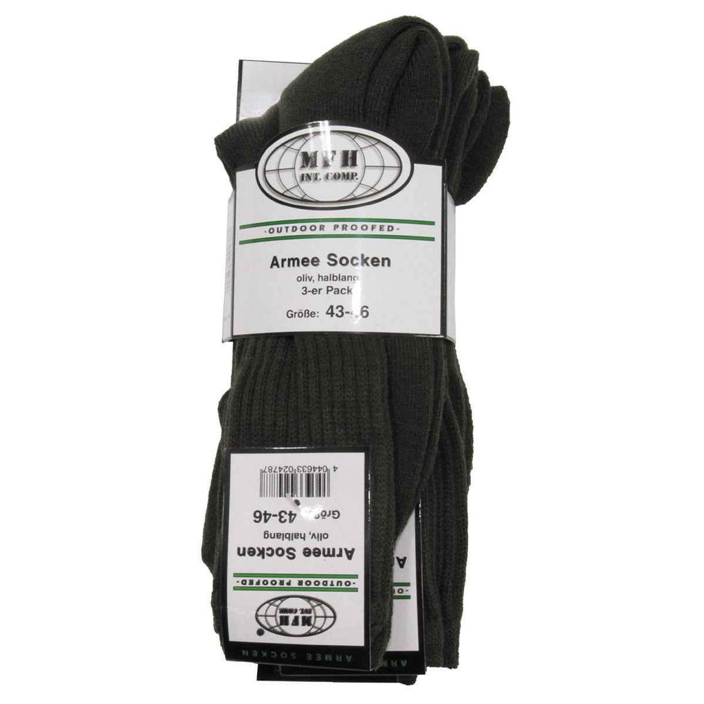 MFH® Army Socken halblang 3er Pack