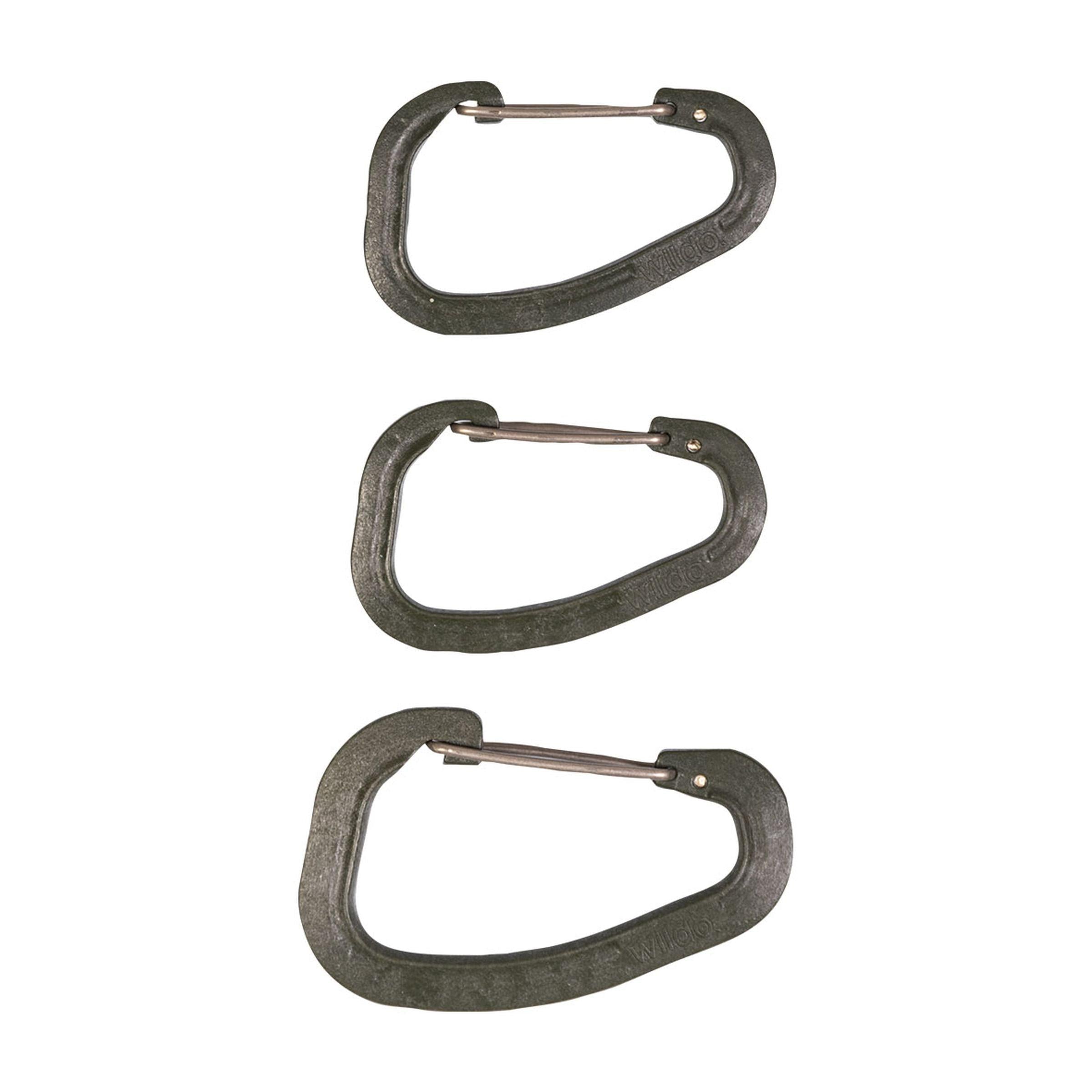 MIL-TEC® Accessory Carabiner Set WILDO® 3-er Set Outdoor Trekking