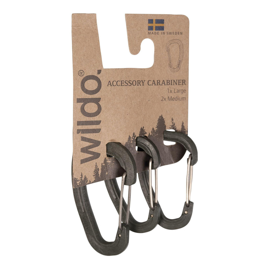 MIL-TEC® Accessory Carabiner Set WILDO® 3-er Set Outdoor Trekking