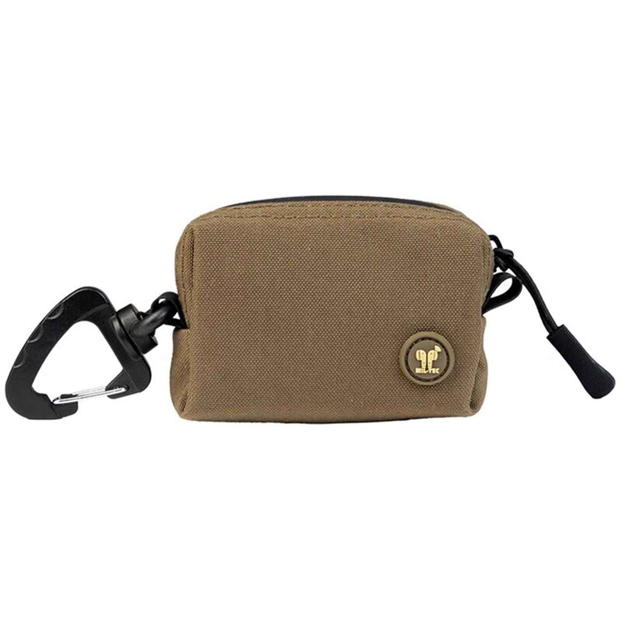 MIL-TEC® Earpod Pouch dark coyote Kopfhörer- Karabinertasche