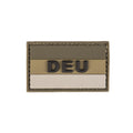 MIL-TEC® Rubber Patch 'DEU' oliv 3D PVC Klettabzeichen large