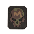 MIL-TEC® Rubber Patch 'SKULL' tarn 3D PVC Klettabzeichen large